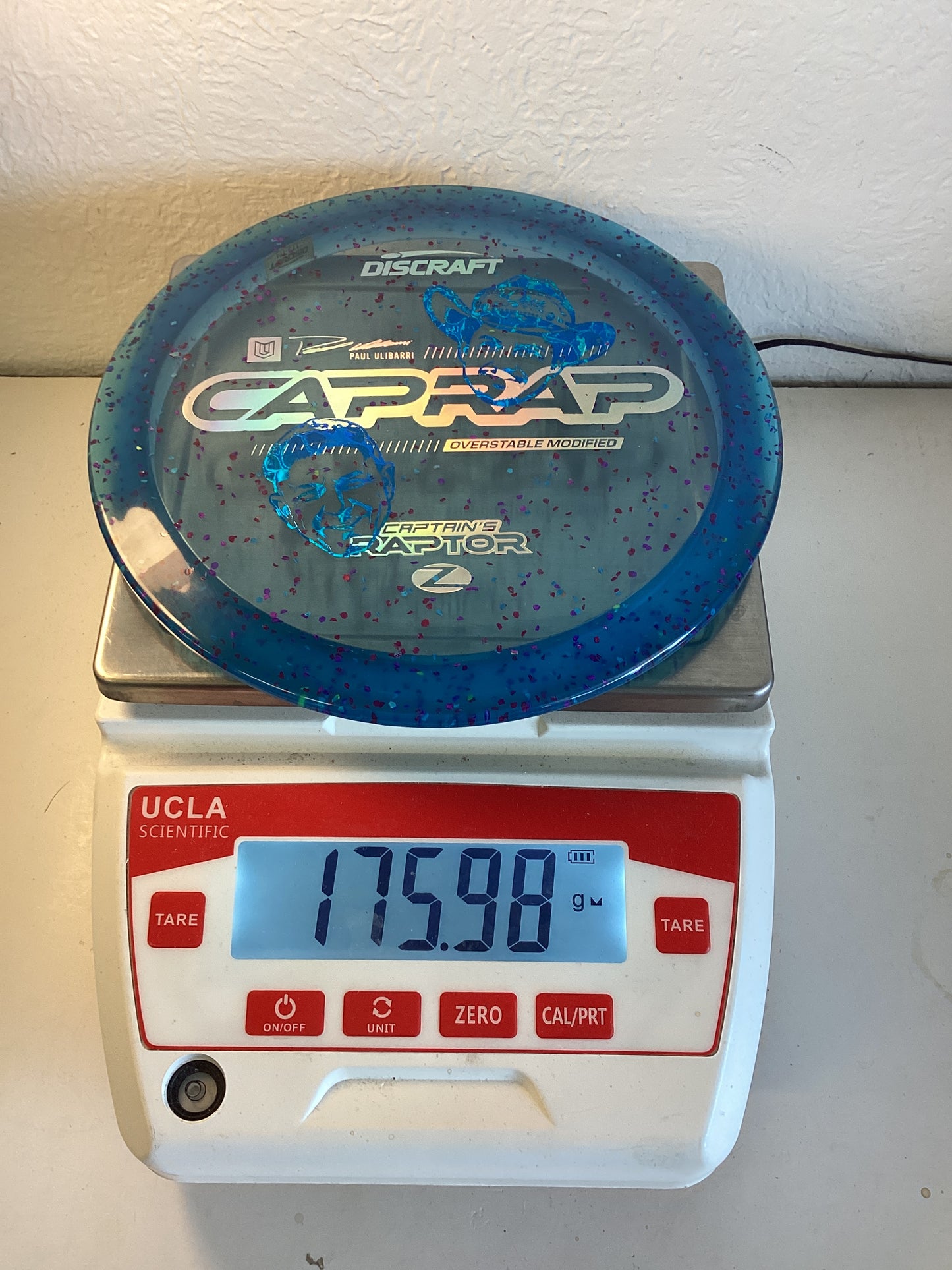 Discraft Z Confetti Captain's Raptor - Paul Ulibarri x Brad Hammock Collab