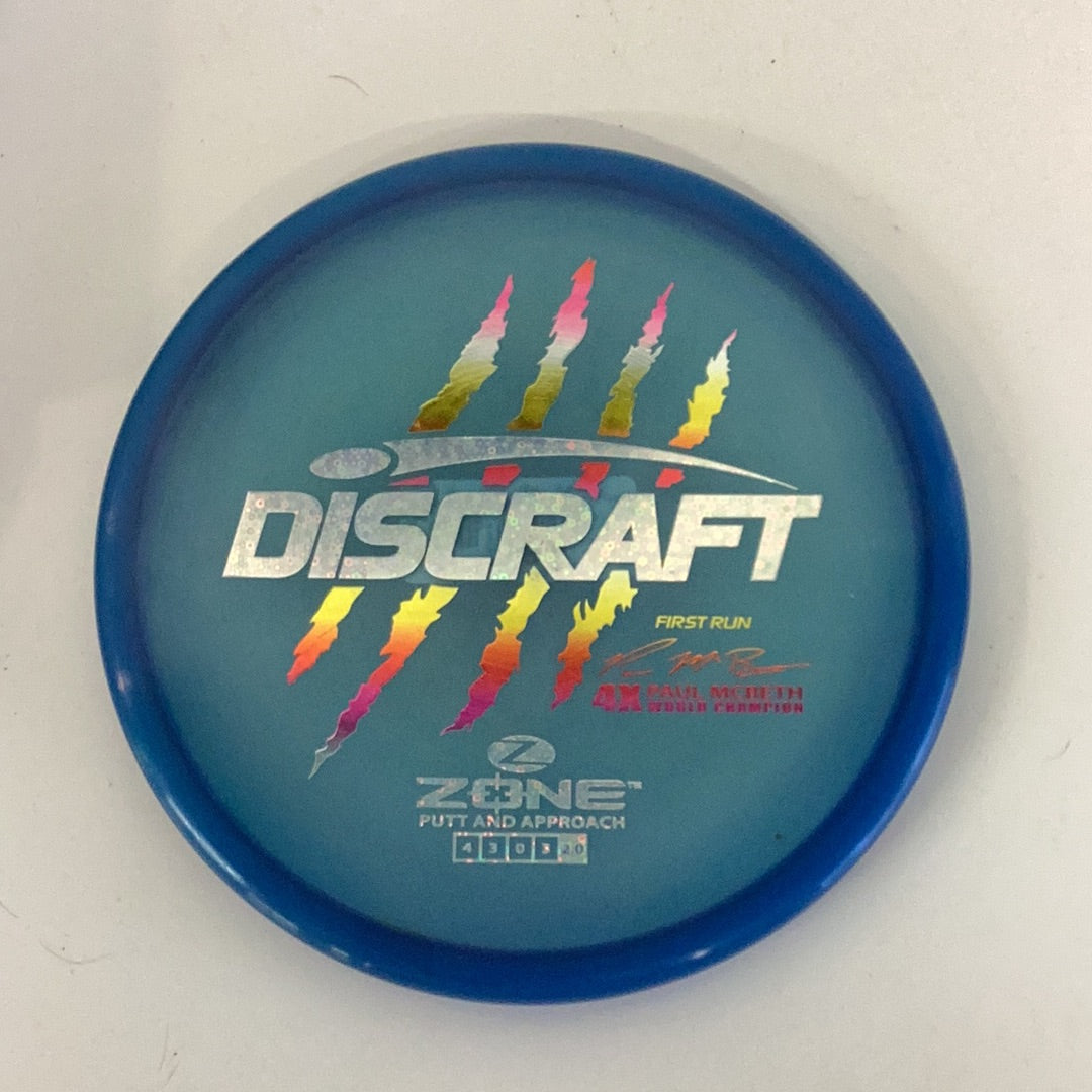 Discraft Paul McBeth First Run Z Zone - 4x Claw *Rare*