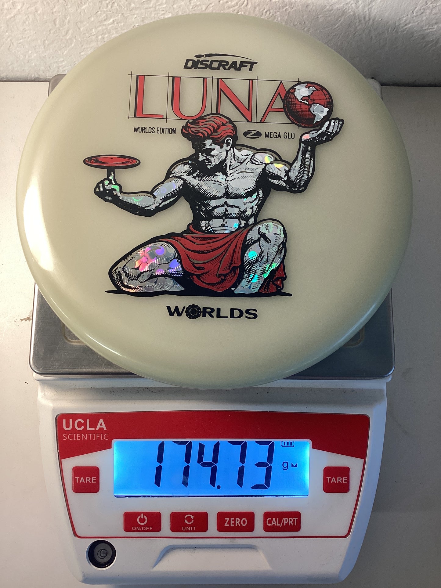 Discraft Worlds 2026 Edition Mega Glo Luna - Spirit of Detroit