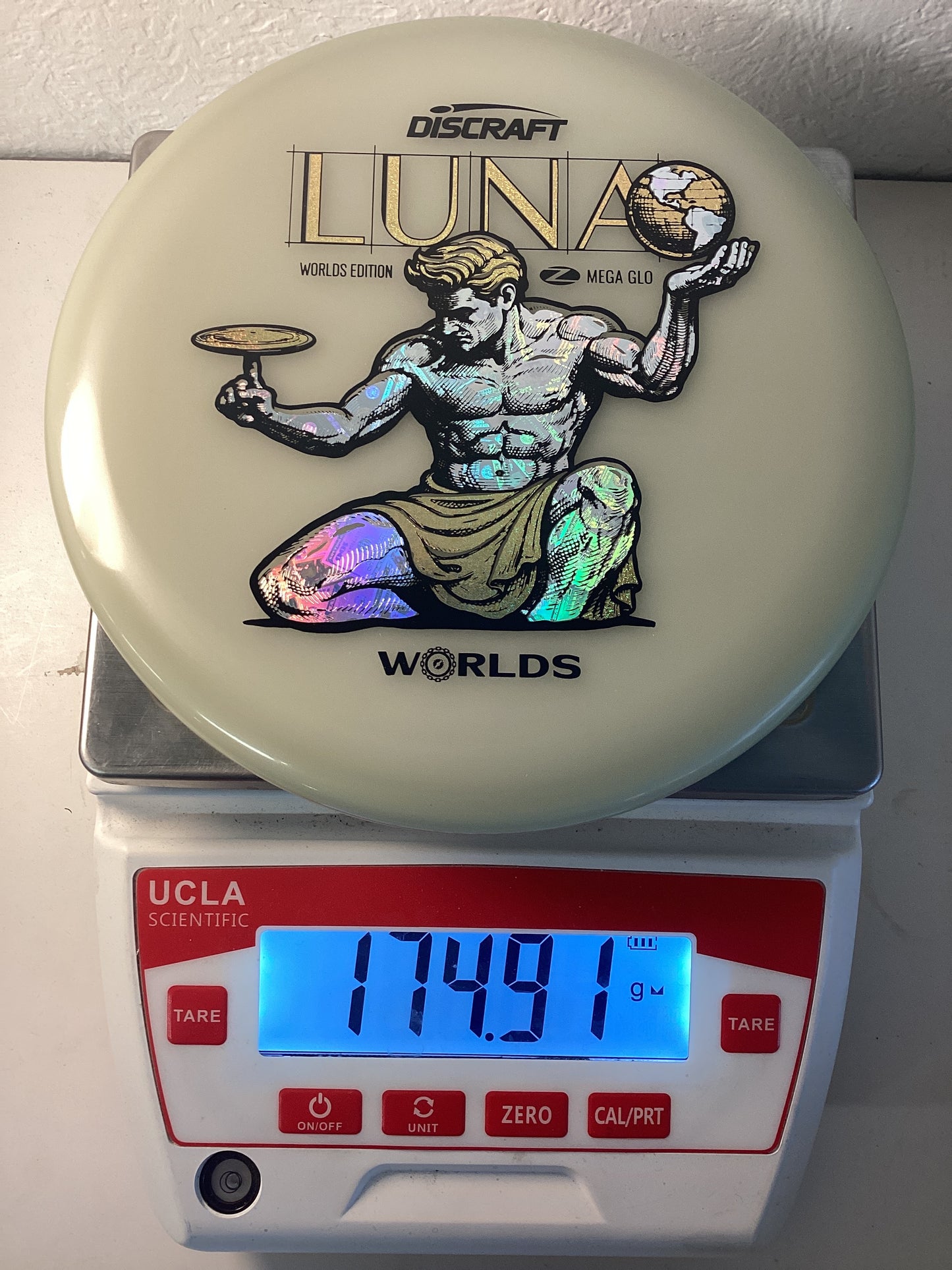 Discraft Worlds 2026 Edition Mega Glo Luna - Spirit of Detroit