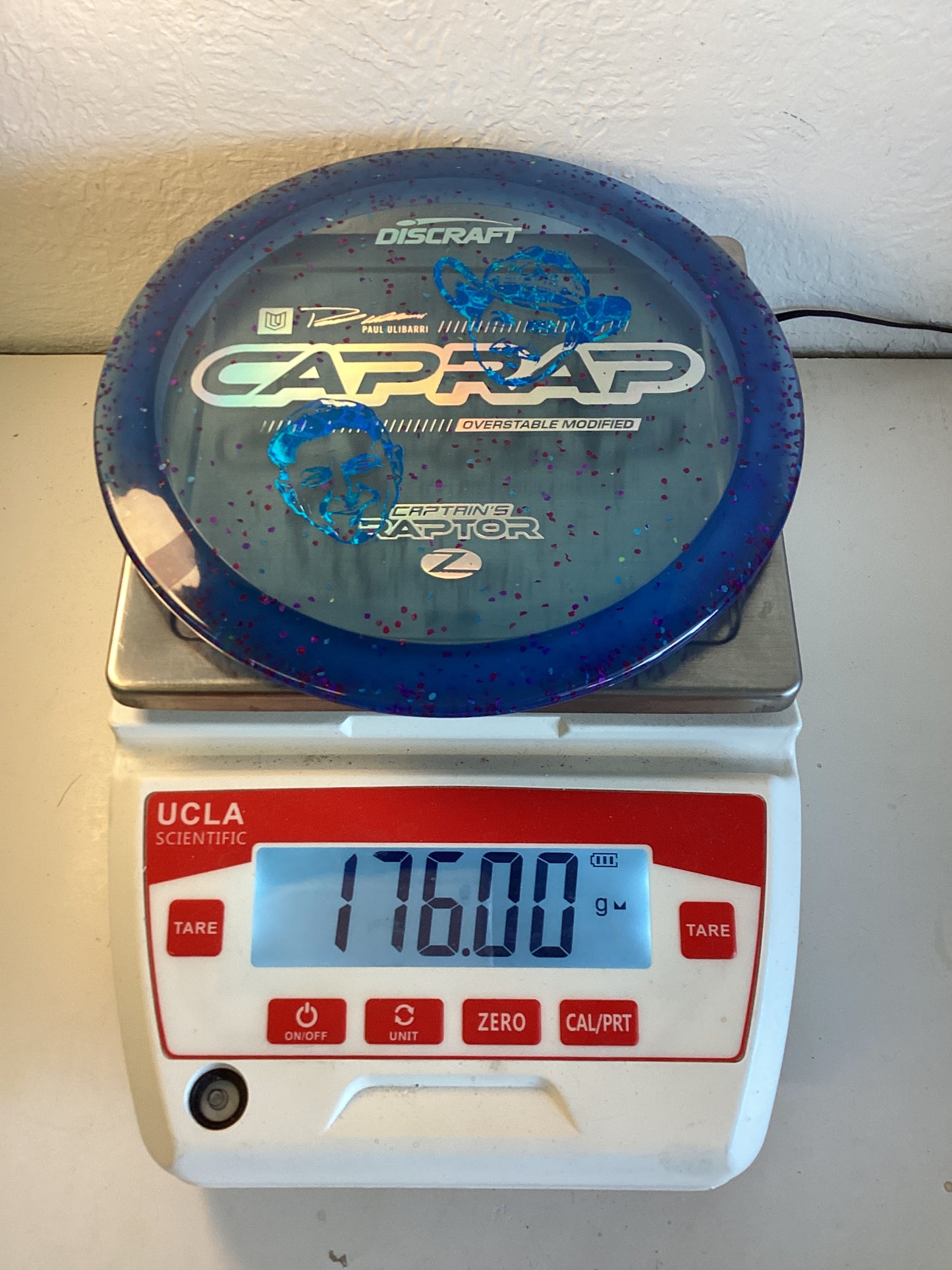 Discraft Z Confetti Captain's Raptor - Paul Ulibarri x Brad Hammock Collab