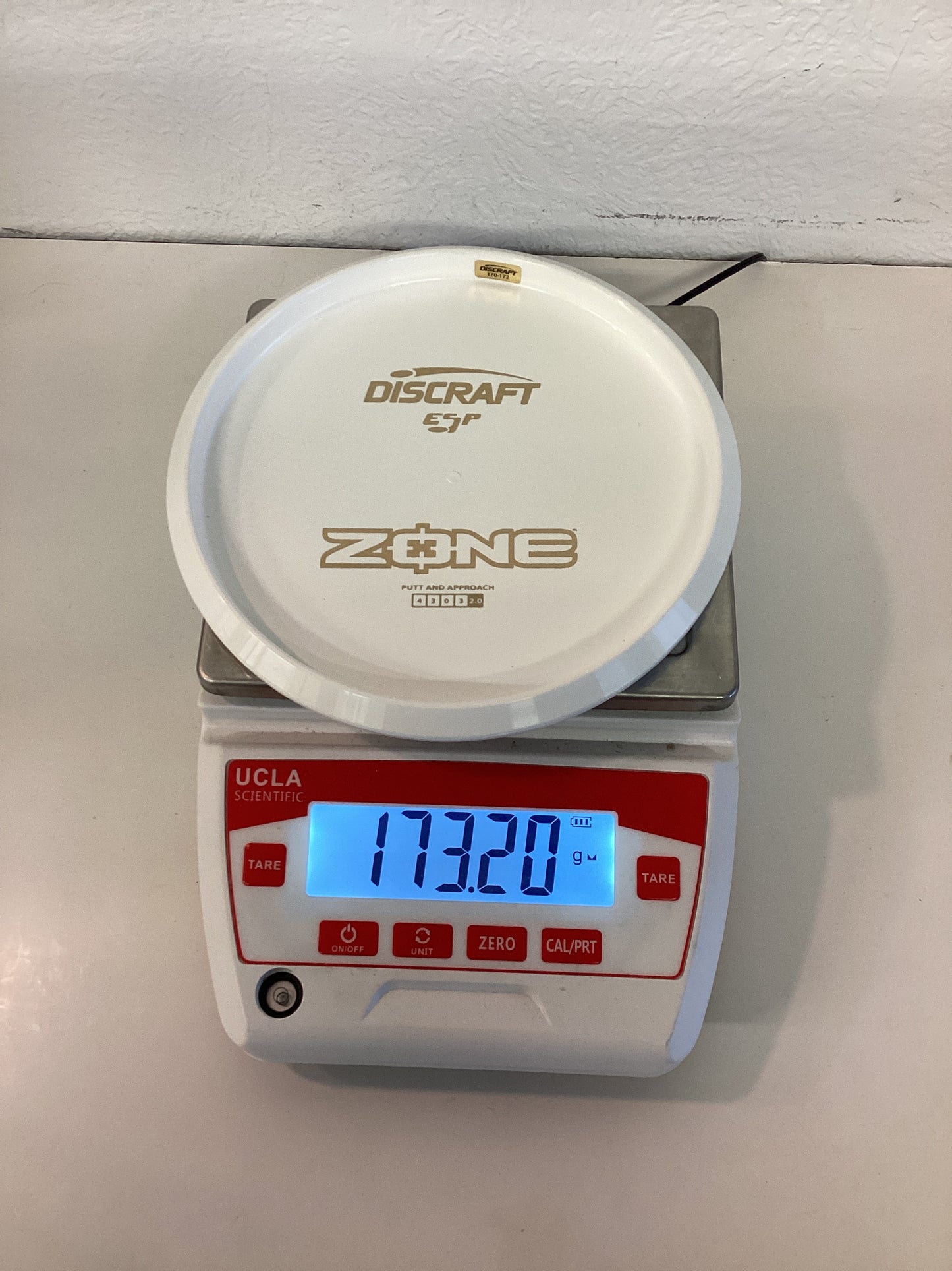 Discraft ESP Zone Solid White Bottom Stamp