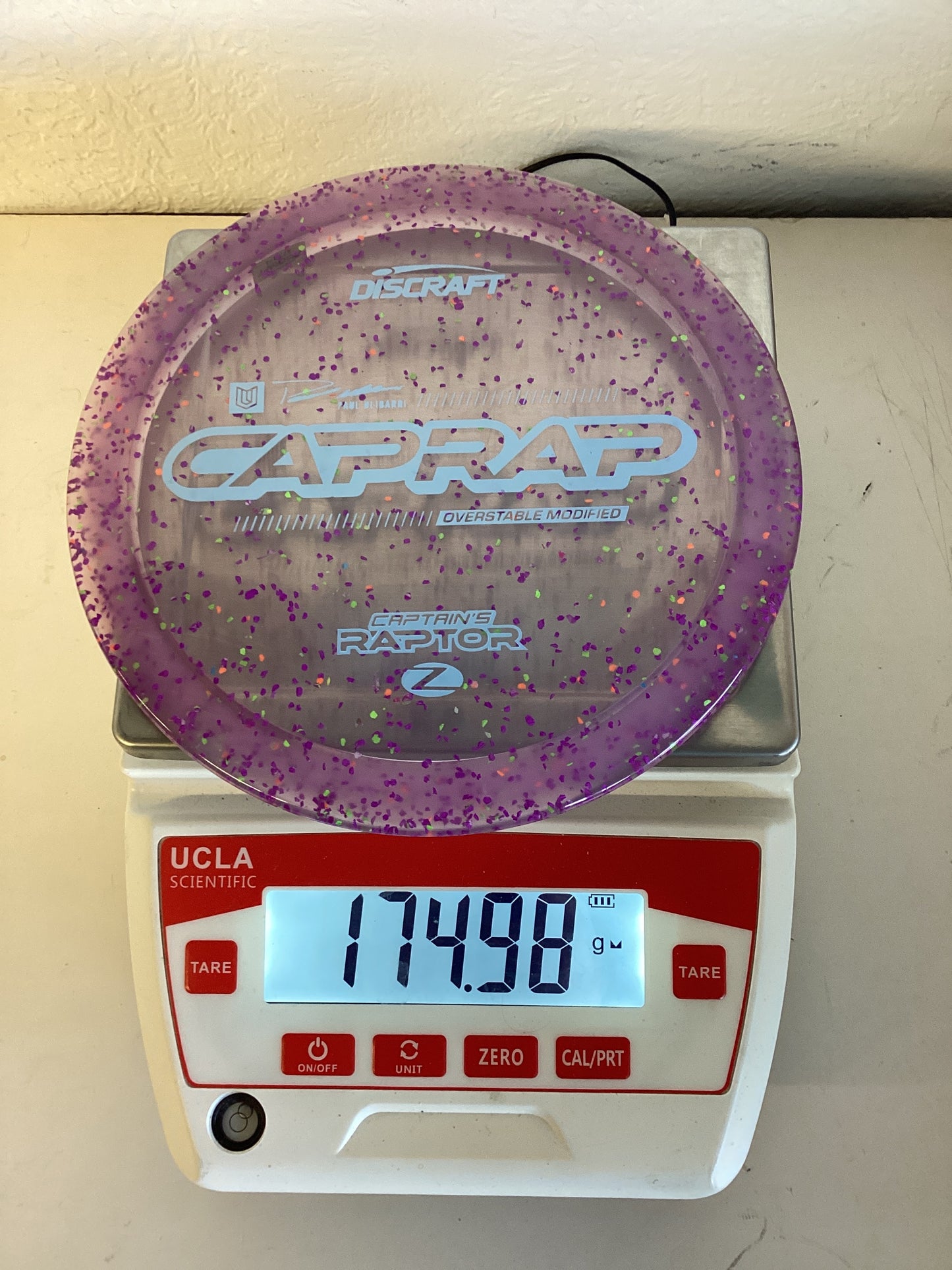Discraft Z Confetti Captain's Raptor 2026