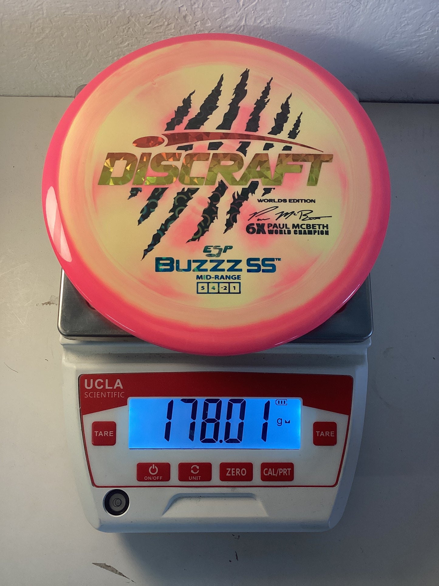 Discraft Worlds 2026 Edition ESP Buzzz SS - Paul McBeth 6-Claw