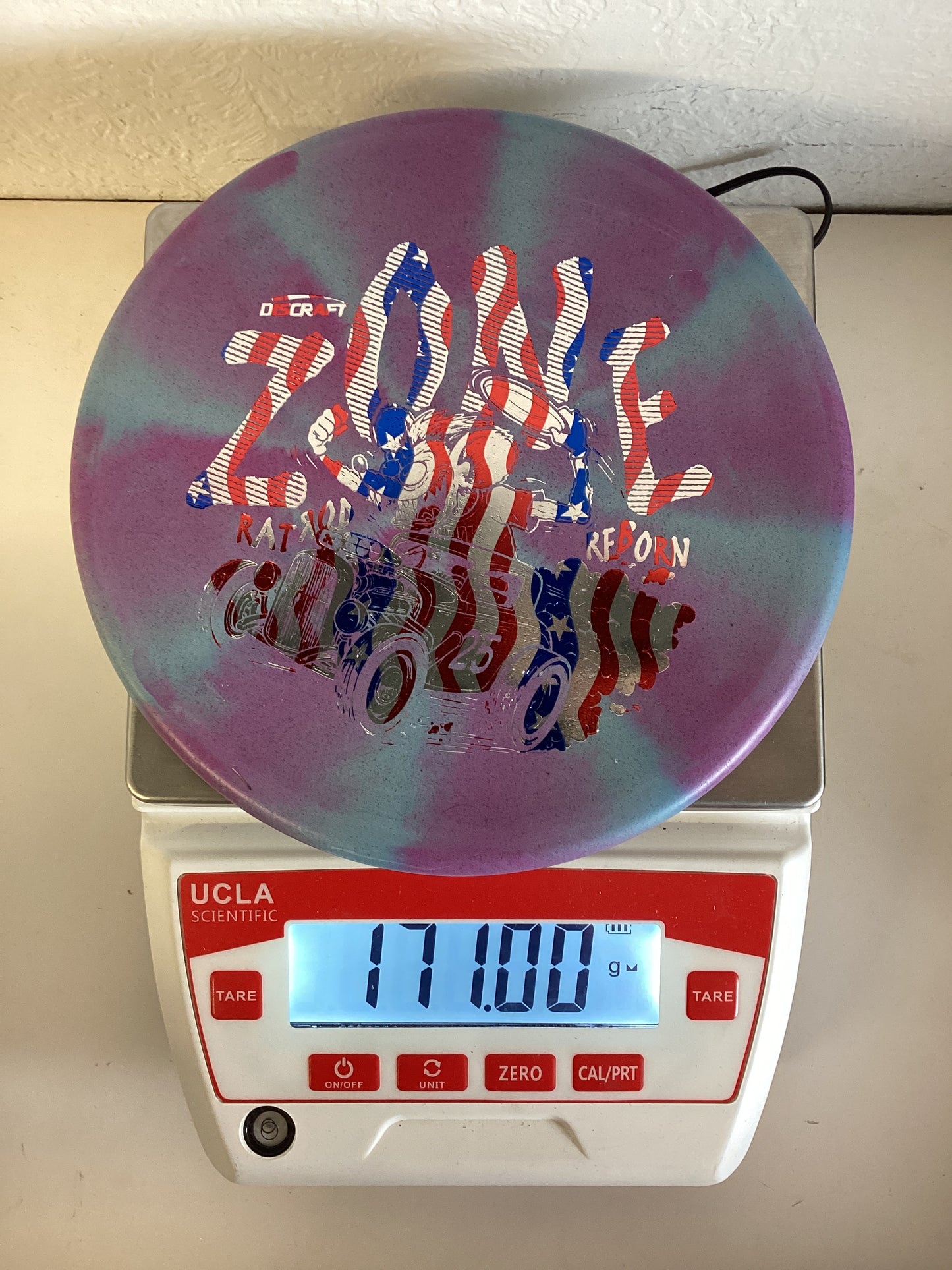 Discraft Rubber Blend Swirl (8-hole) Zone - 2025 Ledgestone Edition