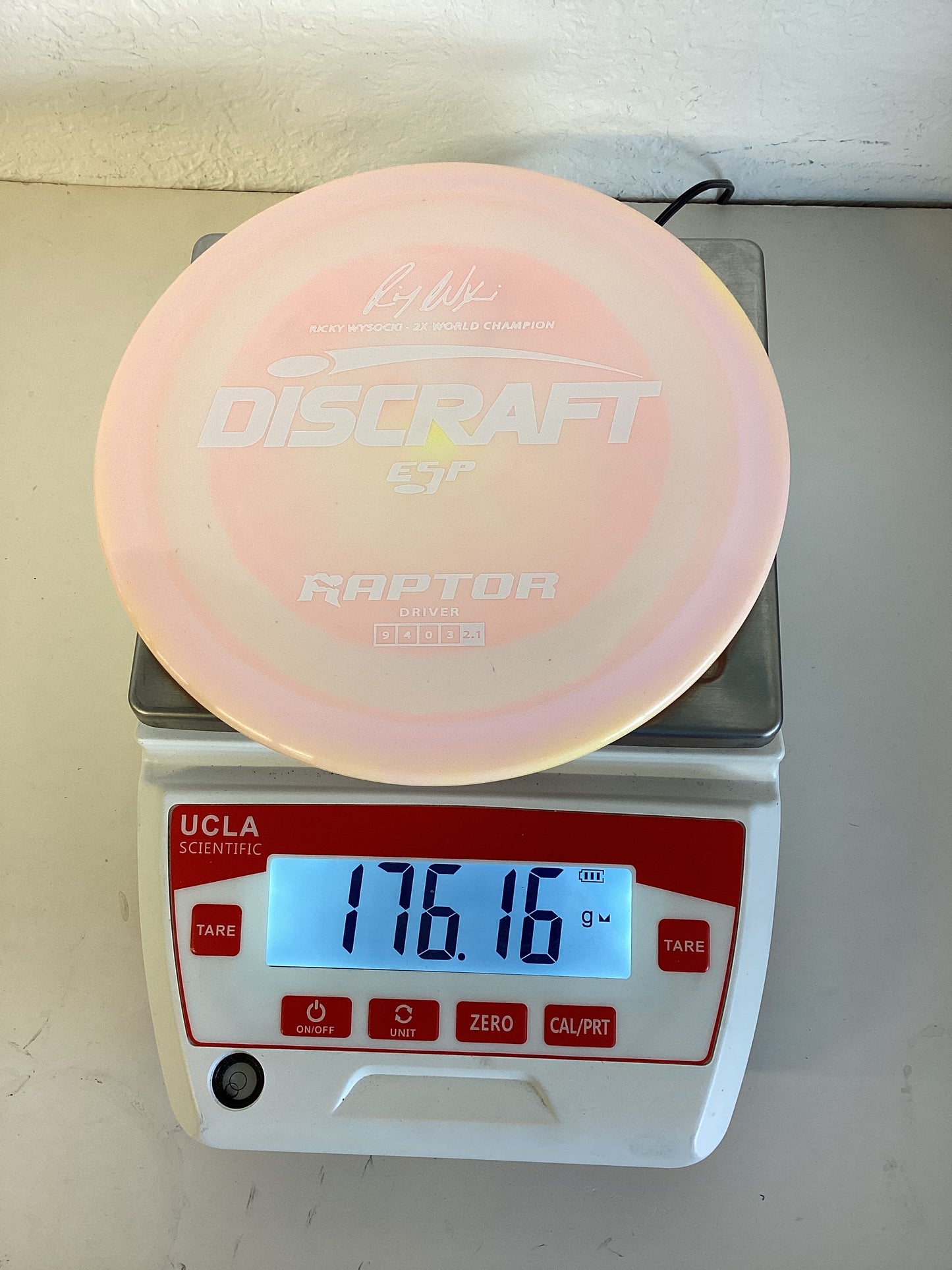 Discraft ESP Raptor - Ricky Wysocki 2x World Champion Stamp