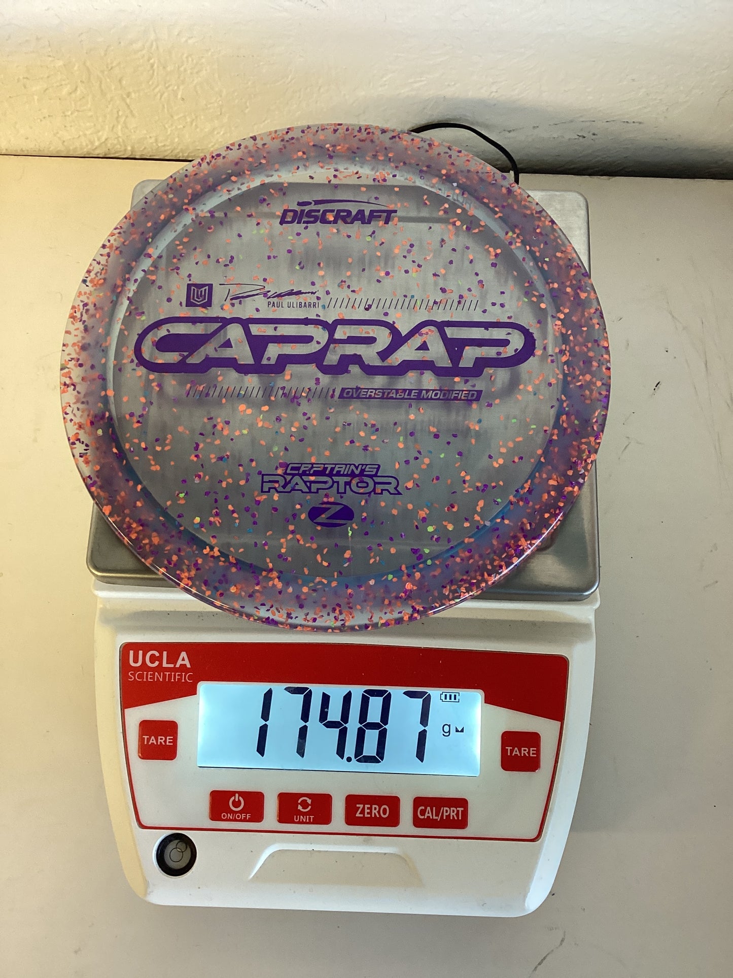 Discraft Z Confetti Captain's Raptor 2026