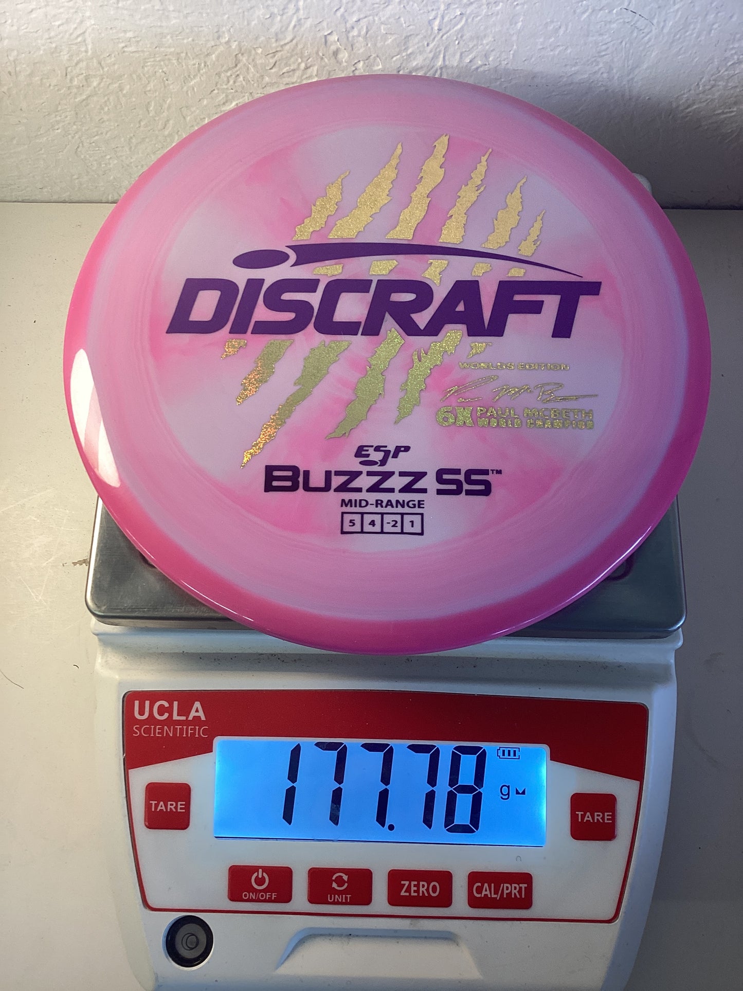Discraft Worlds 2026 Edition ESP Buzzz SS - Paul McBeth 6-Claw