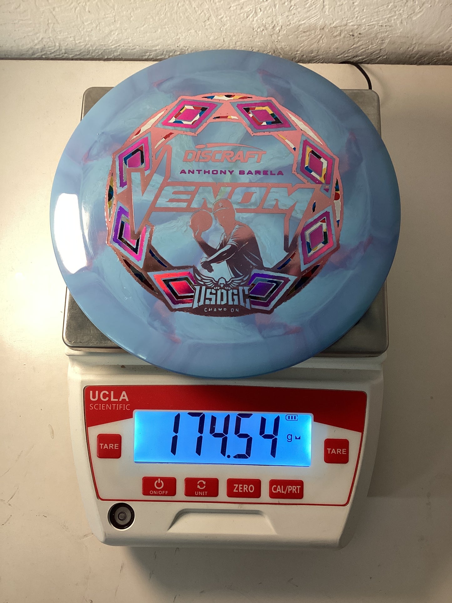 Discraft ESP Swirl Venom Anthony Barela USDCG Champion