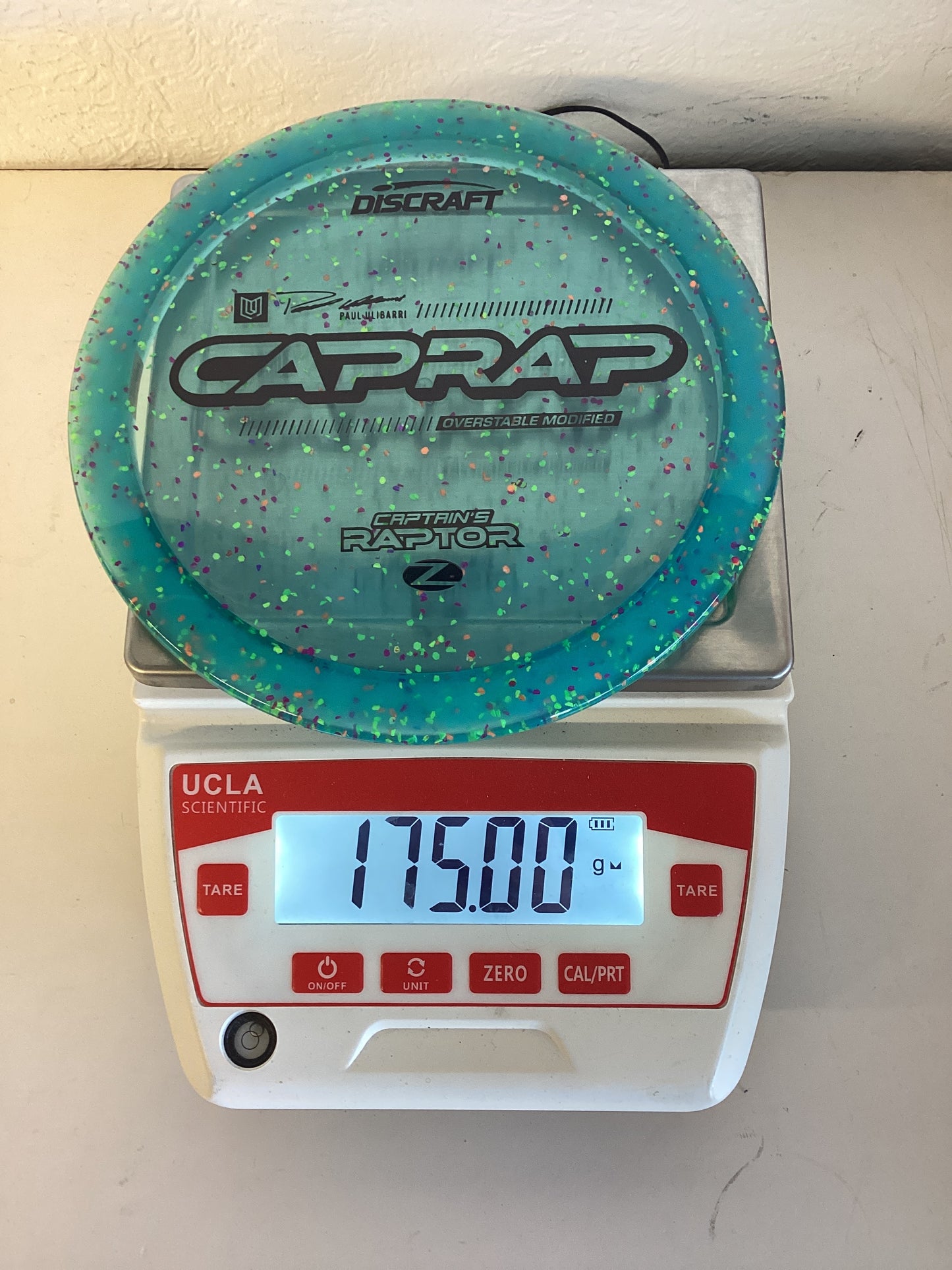 Discraft Z Confetti Captain's Raptor 2026