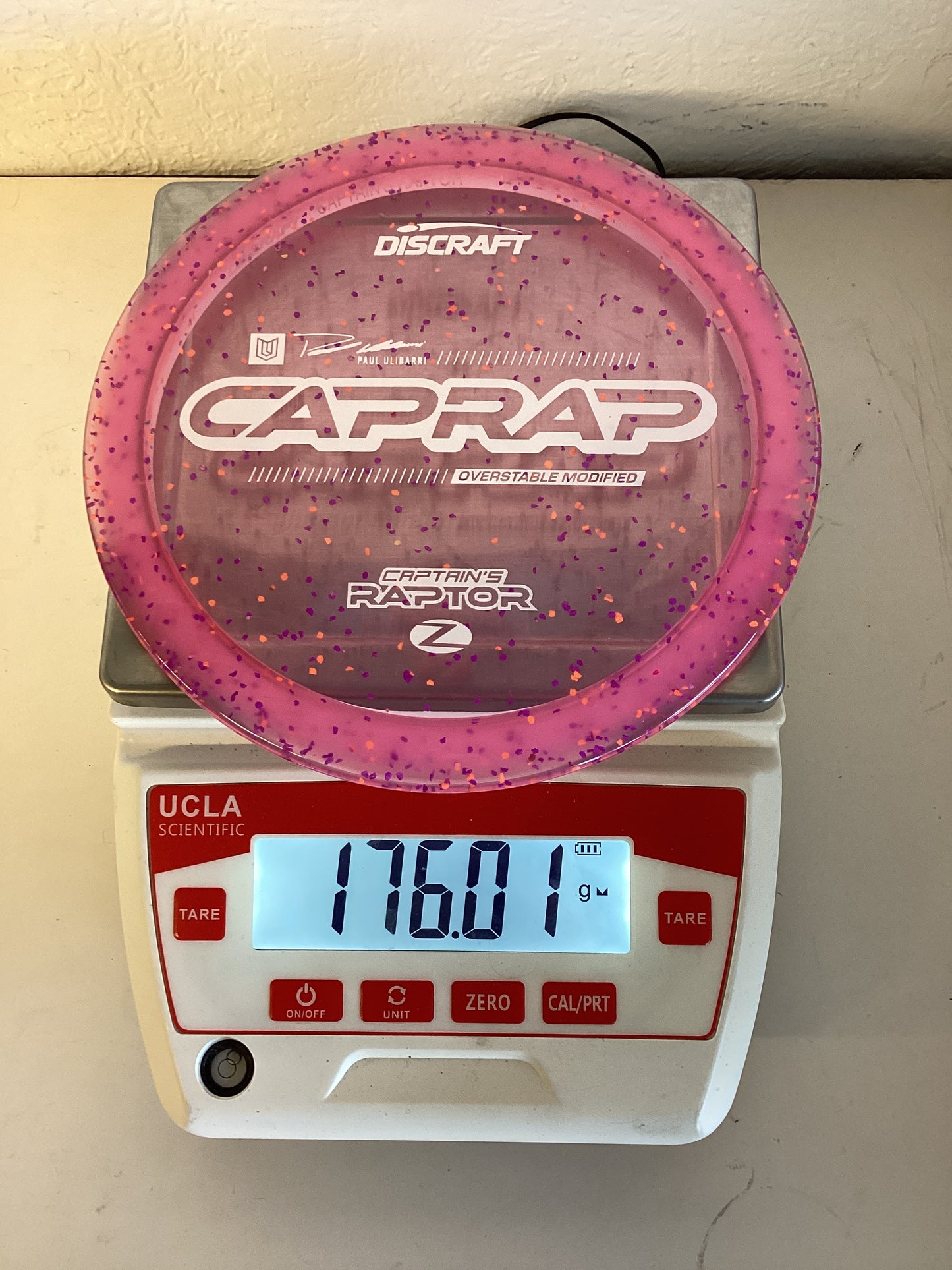 Discraft Z Confetti Captain's Raptor 2026