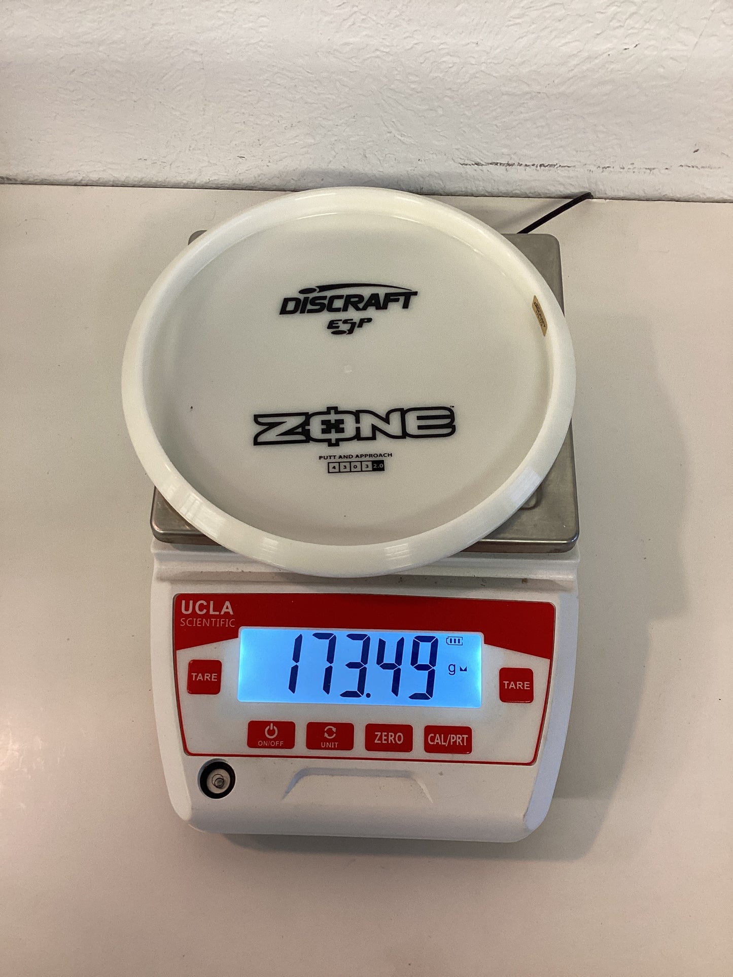 Discraft ESP Zone Solid White Bottom Stamp