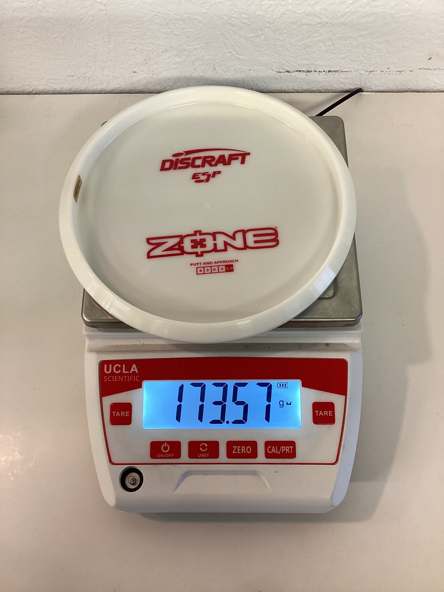 Discraft ESP Zone Solid White Bottom Stamp