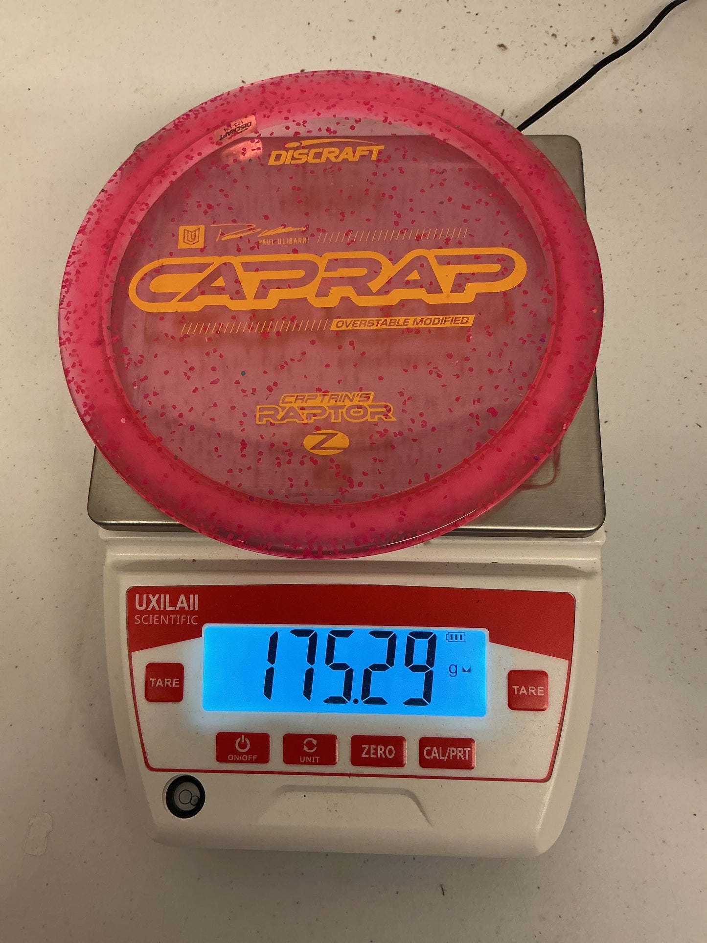 Discraft Z Confetti Captain's Raptor 2026