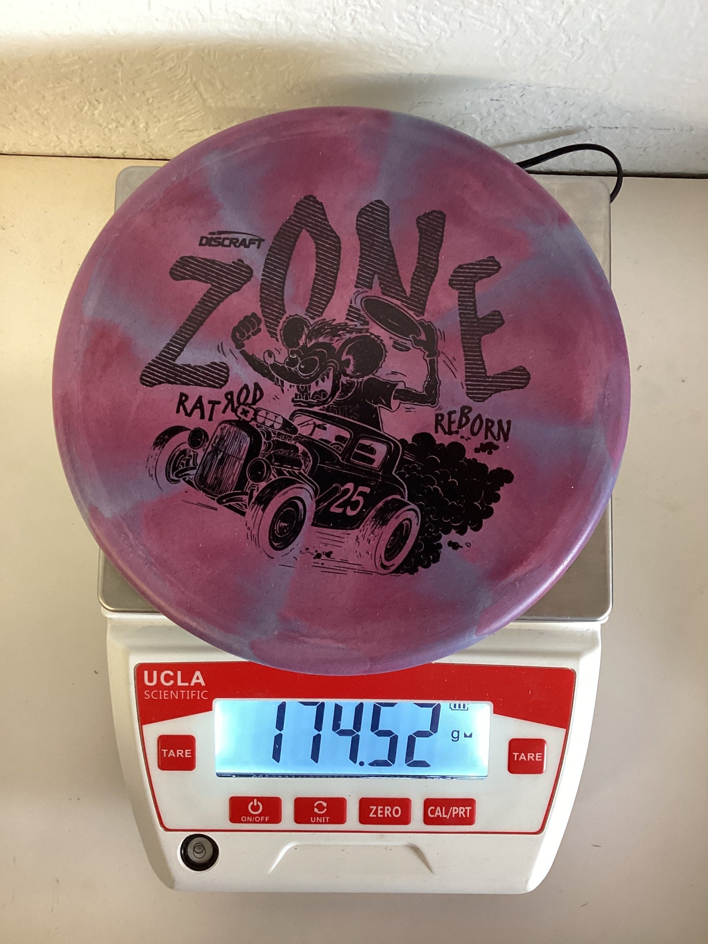 Discraft Rubber Blend Swirl (8-hole) Zone - 2025 Ledgestone Edition