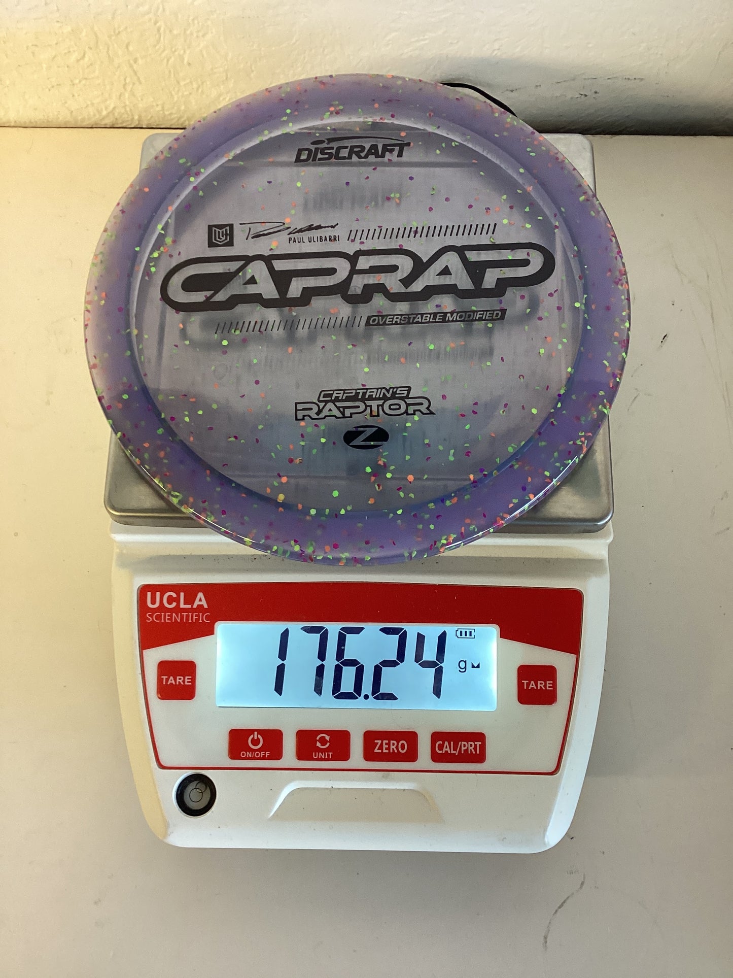 Discraft Z Confetti Captain's Raptor 2026