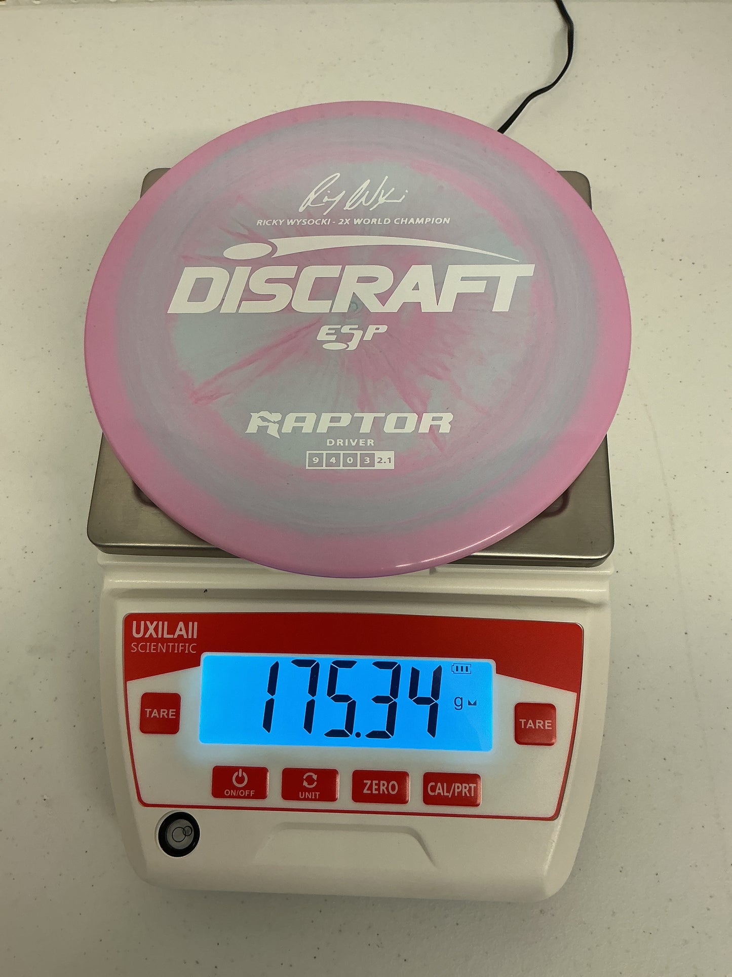 Discraft ESP Raptor - Ricky Wysocki 2x World Champion Stamp