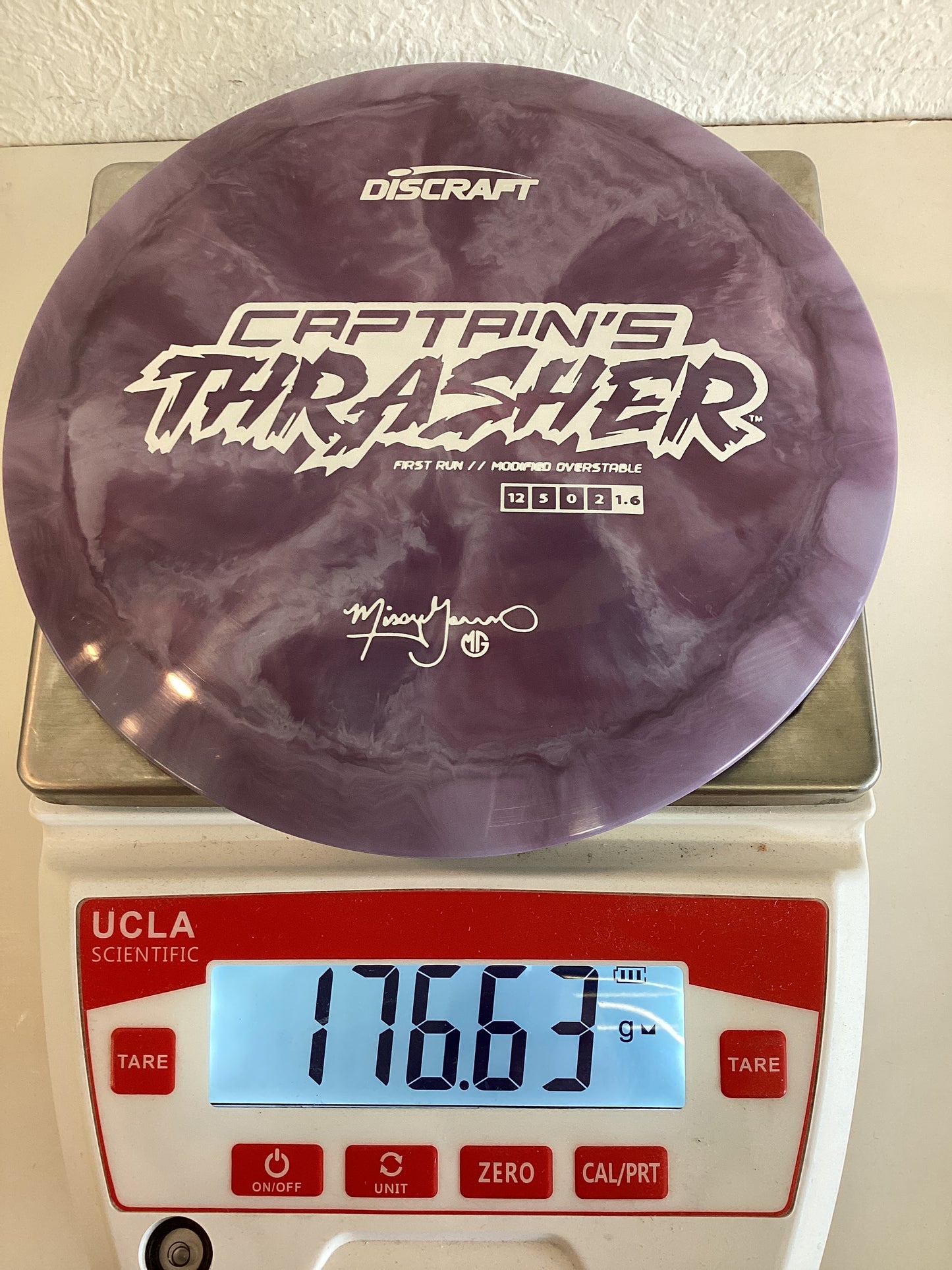 Discraft Missy Gannon Captain’s Thrasher First Run