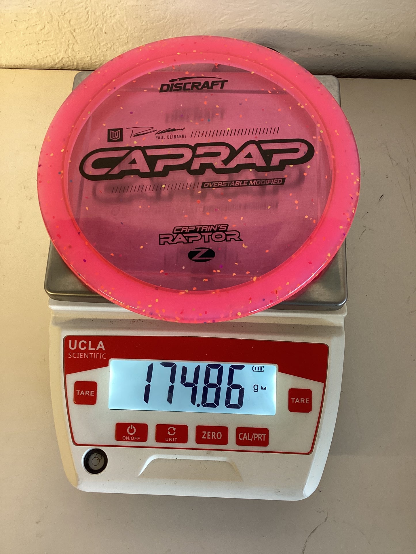 Discraft Z Confetti Captain's Raptor 2026