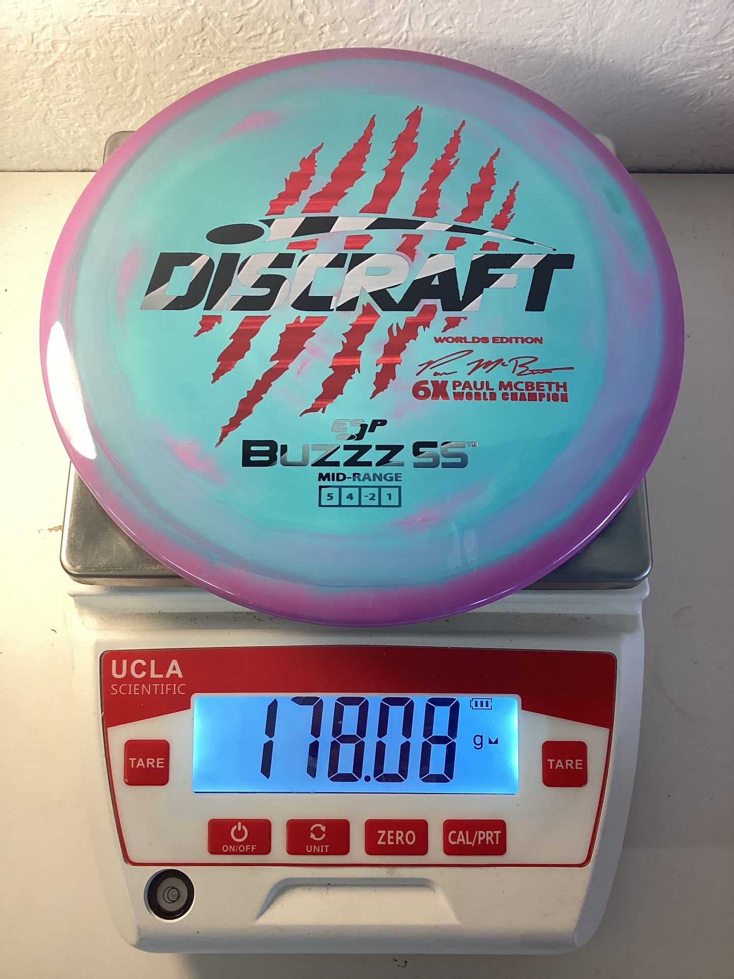 Discraft Worlds 2026 Edition ESP Buzzz SS - Paul McBeth 6-Claw
