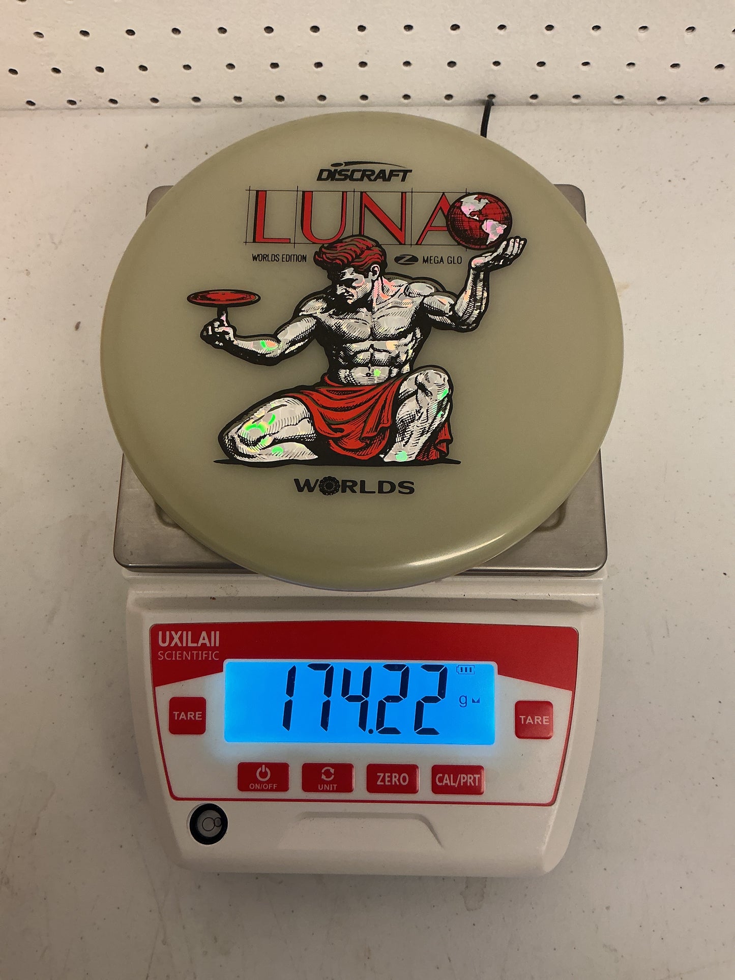 Discraft Worlds 2026 Edition Mega Glo Luna - Spirit of Detroit