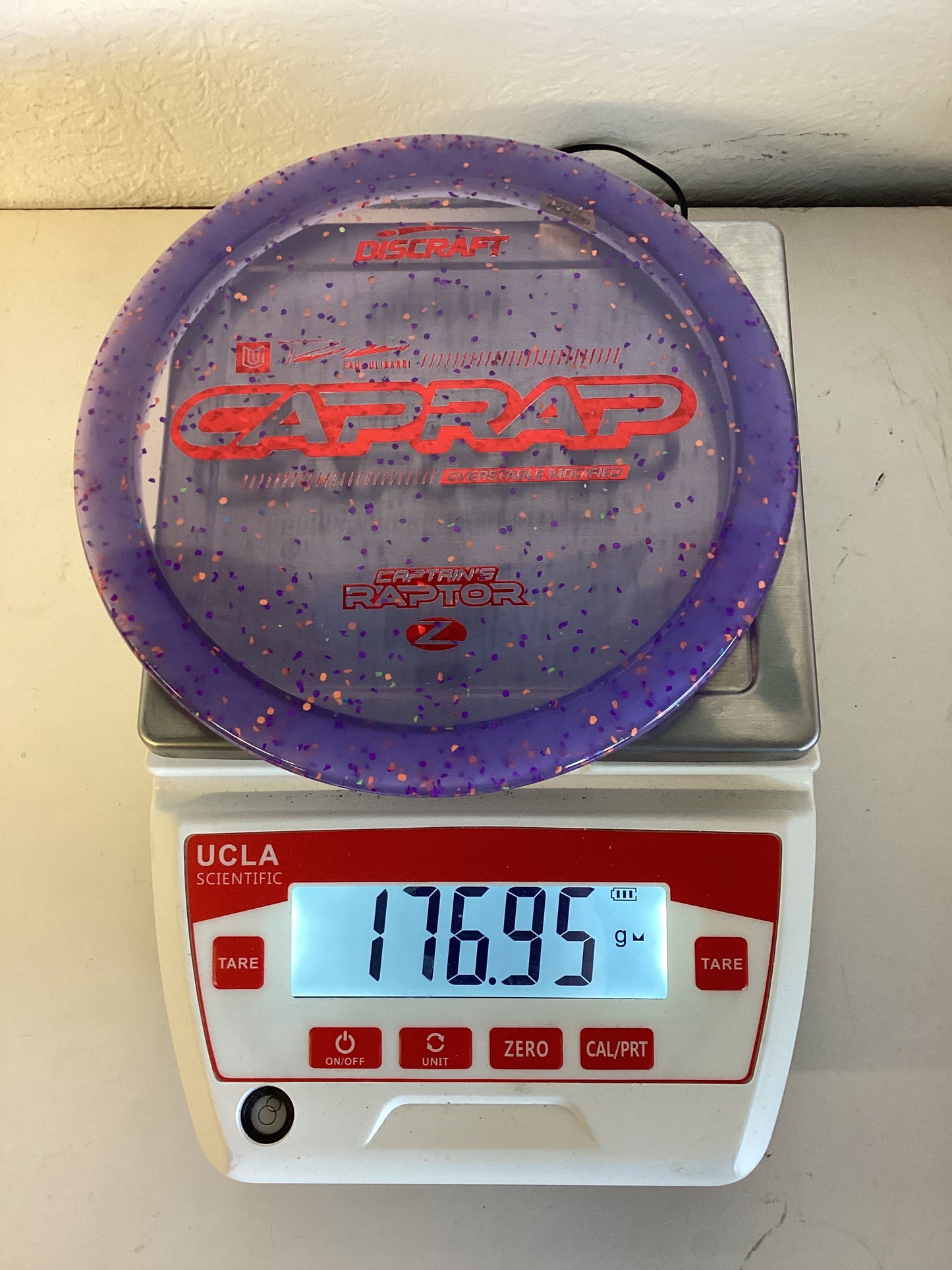 Discraft Z Confetti Captain's Raptor 2026