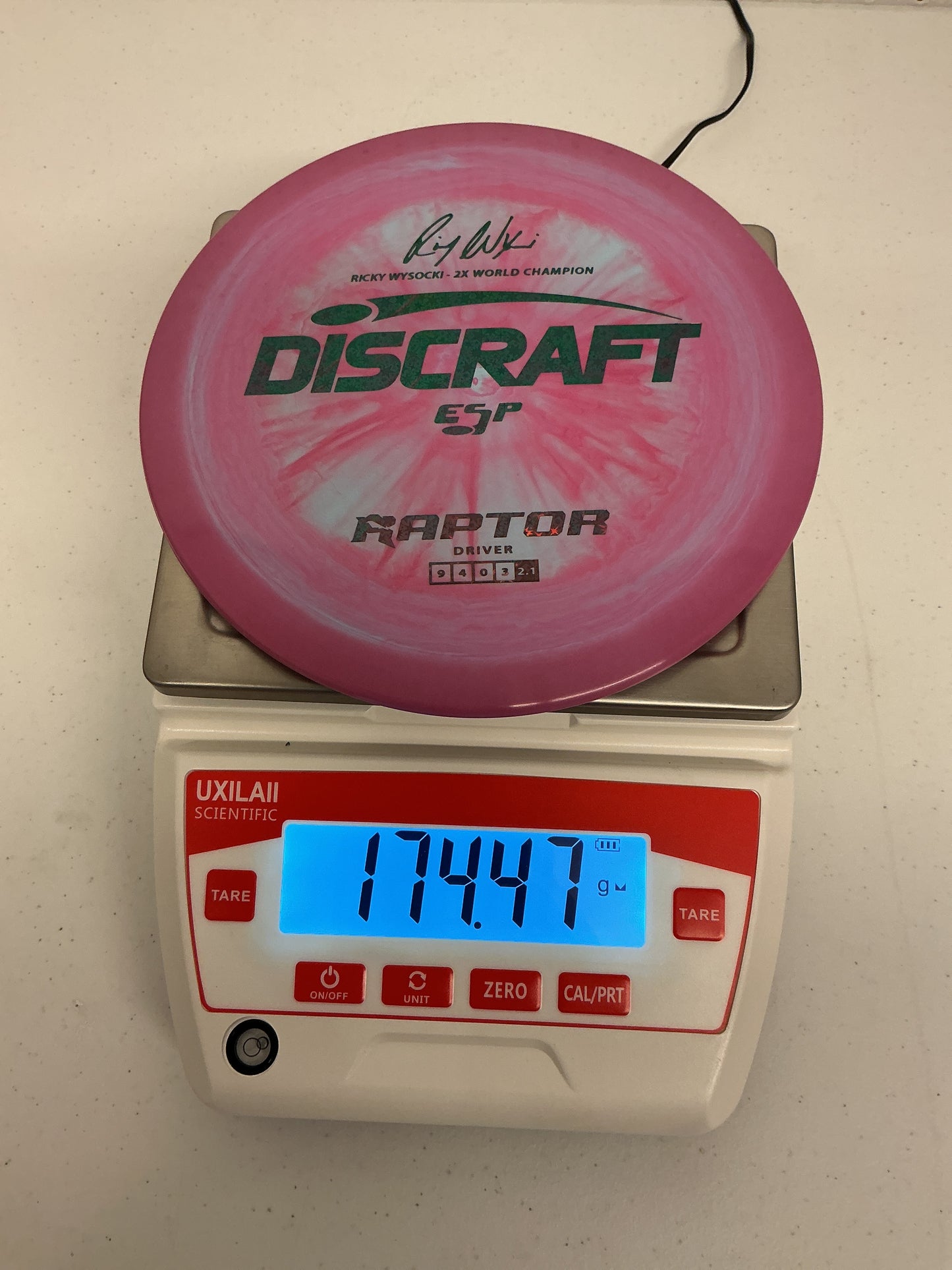 Discraft ESP Raptor - Ricky Wysocki 2x World Champion Stamp