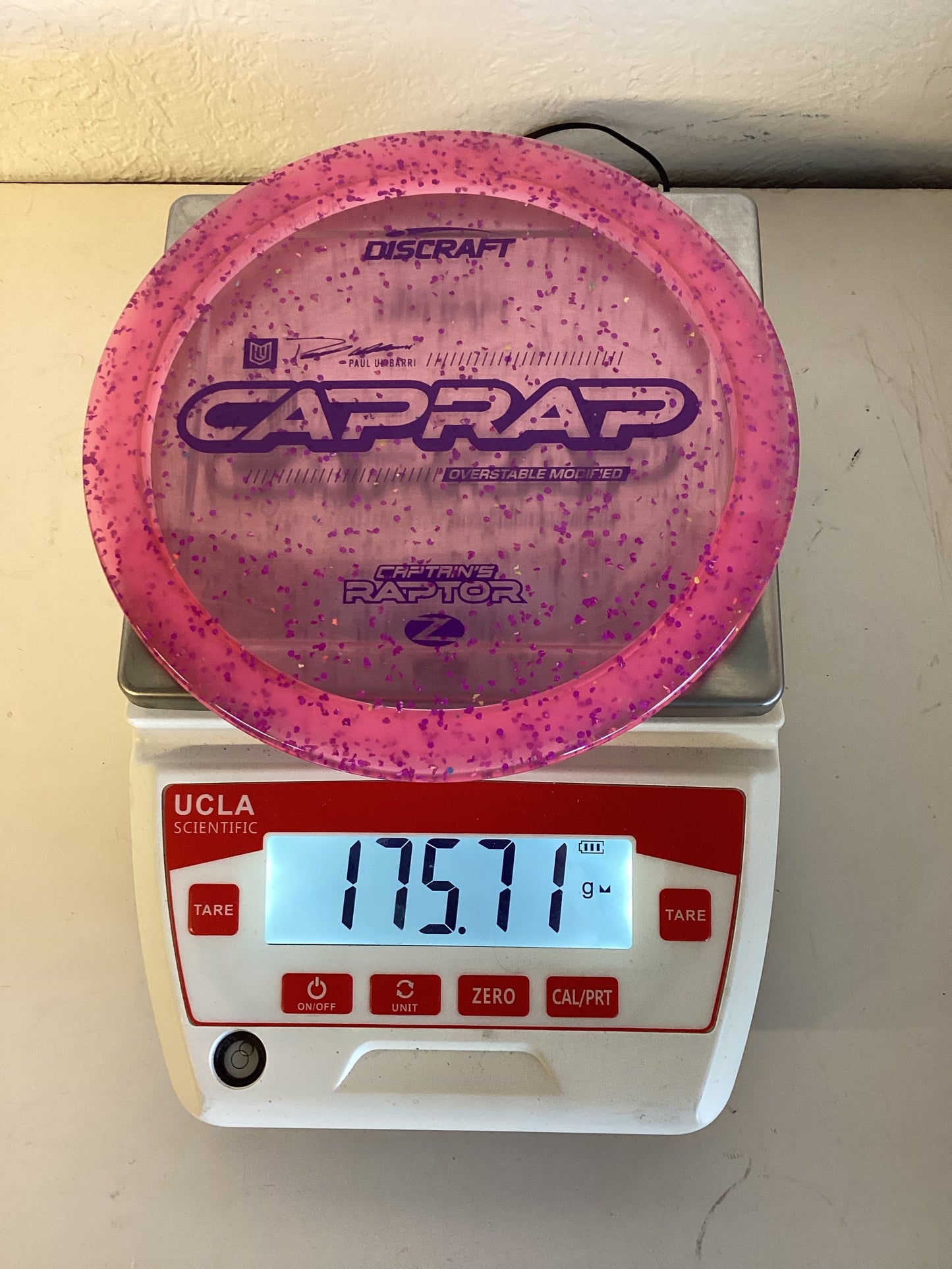 Discraft Z Confetti Captain's Raptor 2026