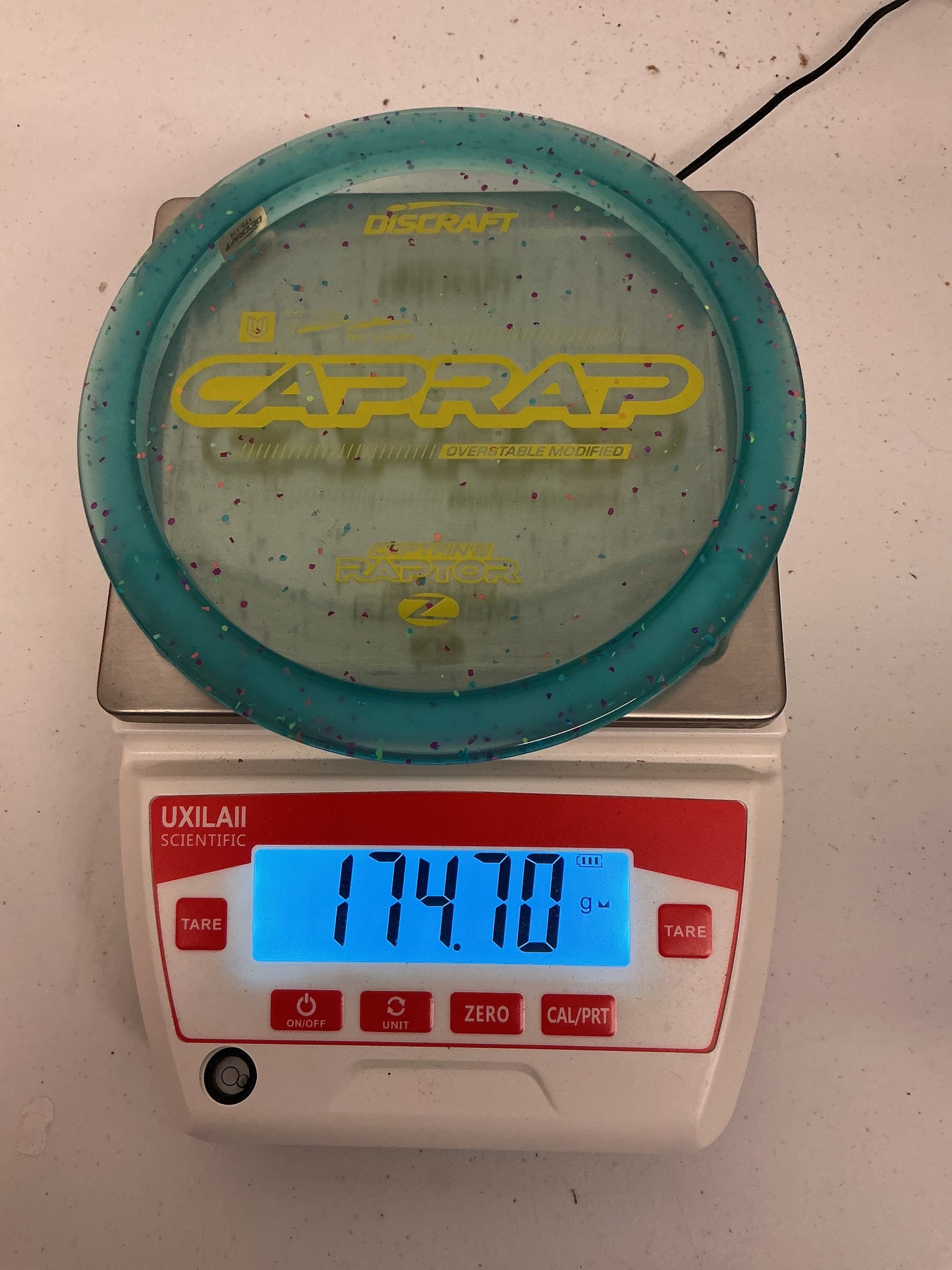 Discraft Z Confetti Captain's Raptor 2026