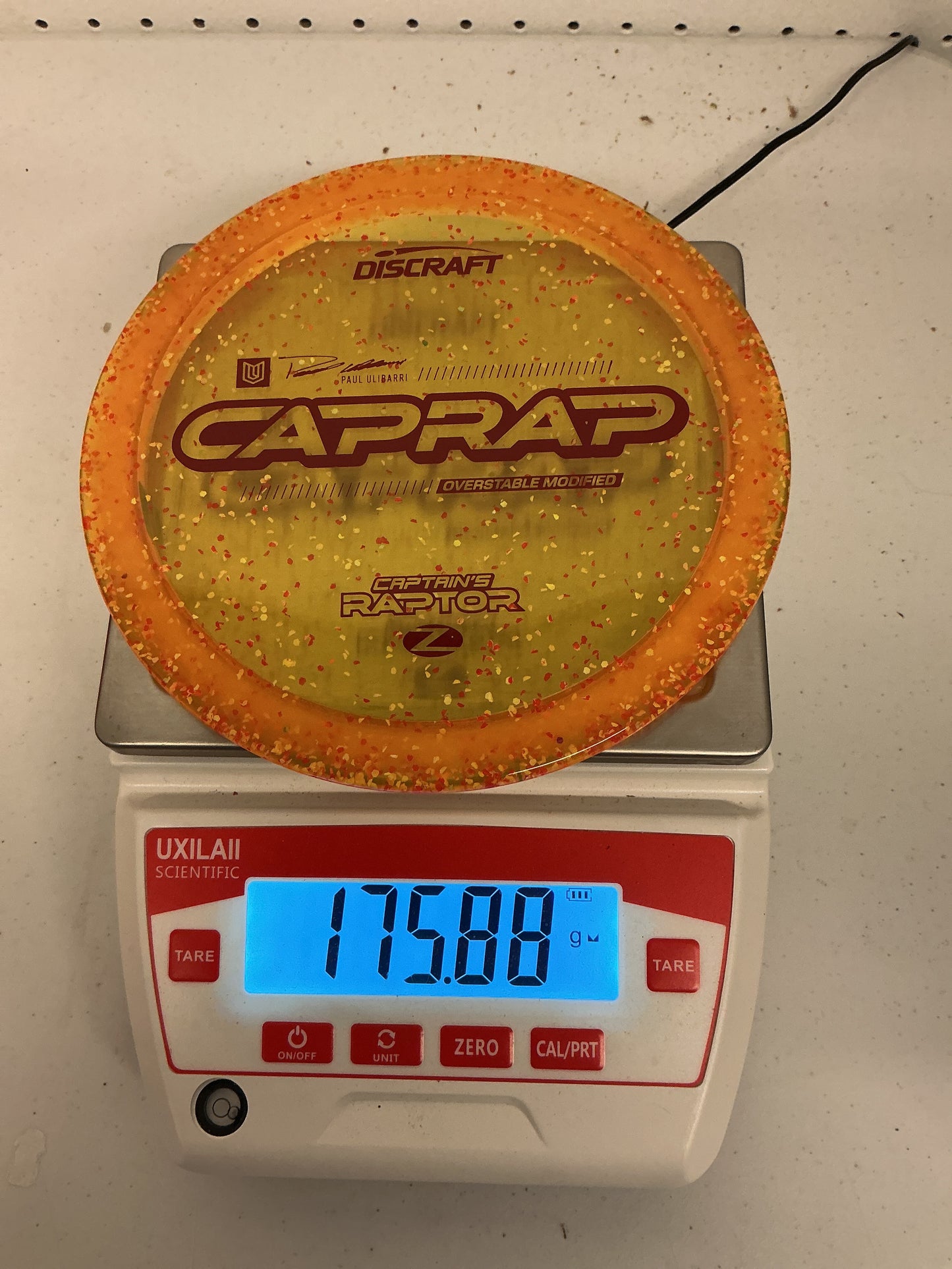 Discraft Z Confetti Captain's Raptor 2026