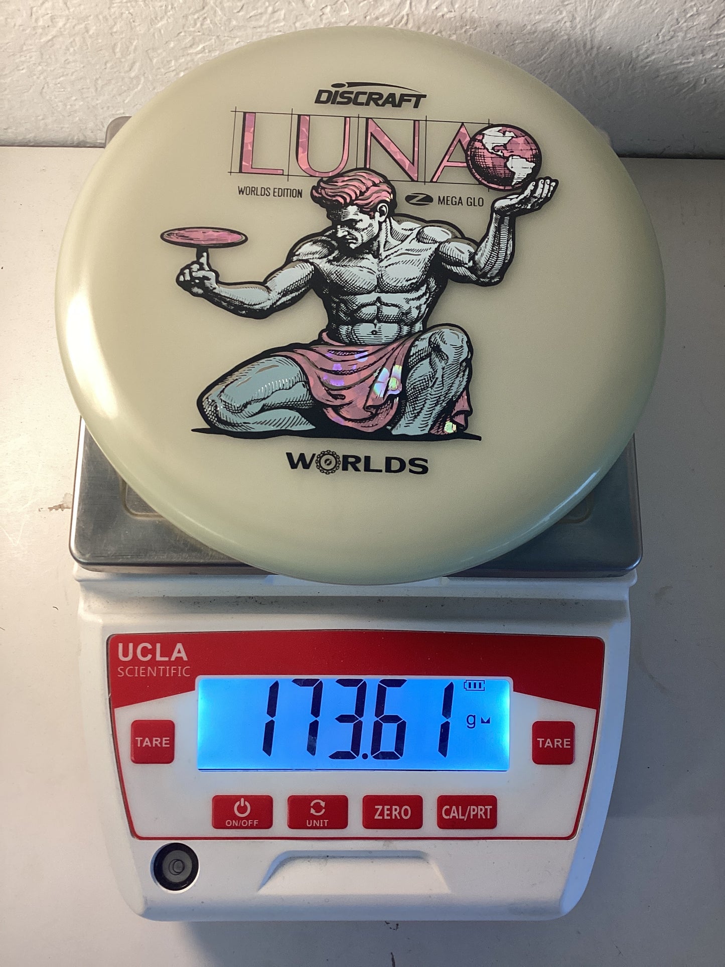 Discraft Worlds 2026 Edition Mega Glo Luna - Spirit of Detroit