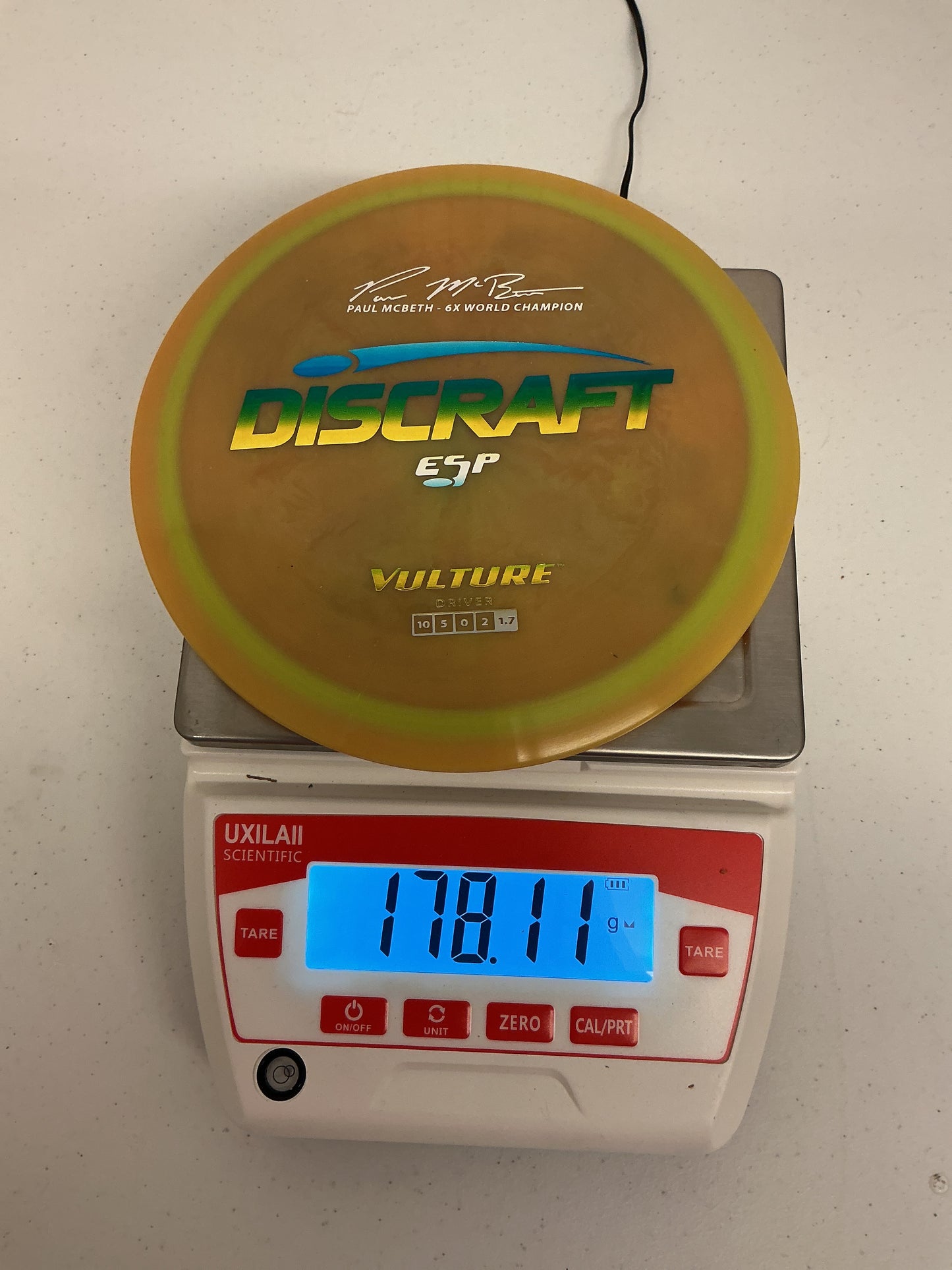Discraft Paul McBeth 6x ESP Vulture Signature