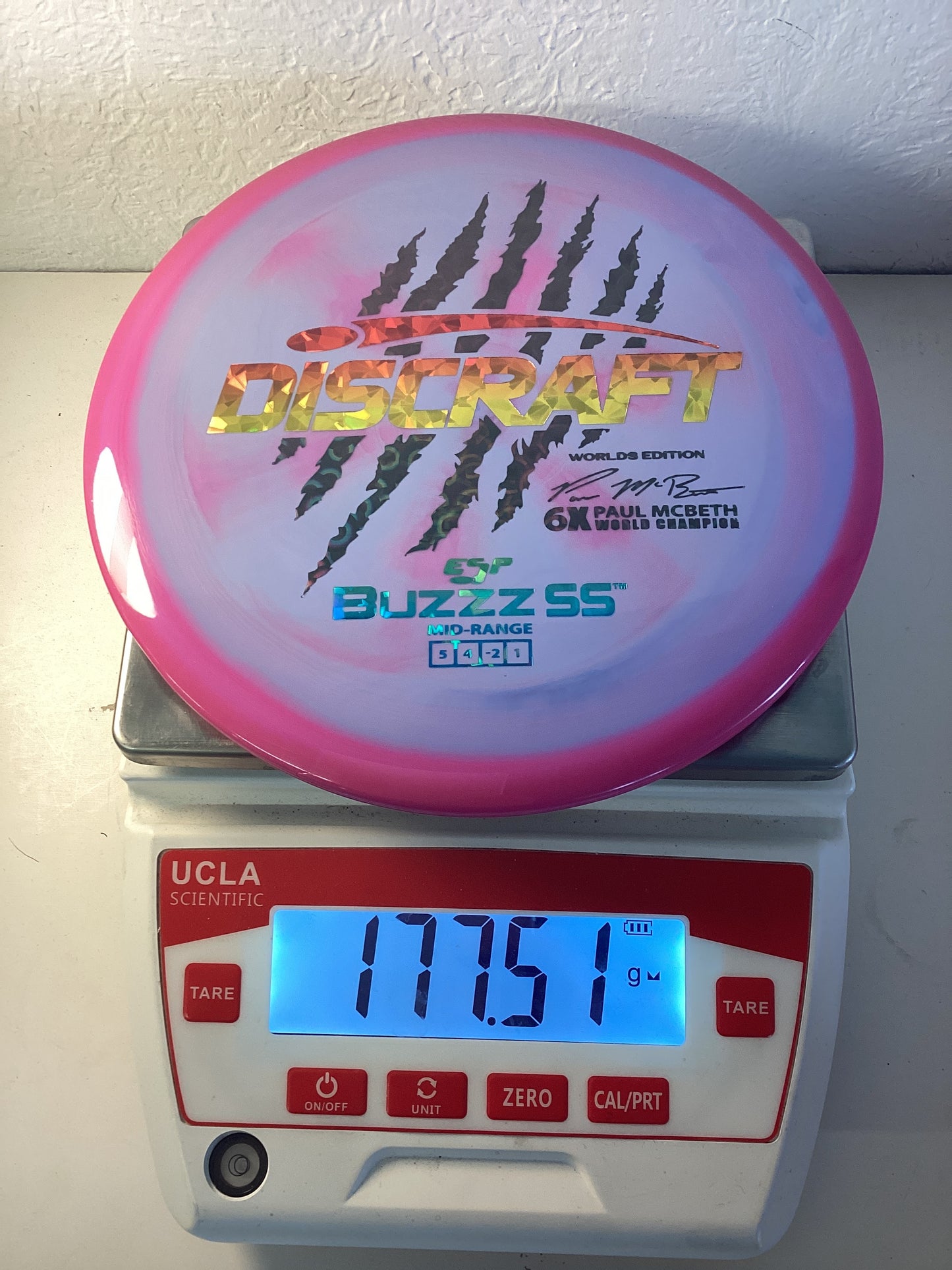 Discraft Worlds 2026 Edition ESP Buzzz SS - Paul McBeth 6-Claw