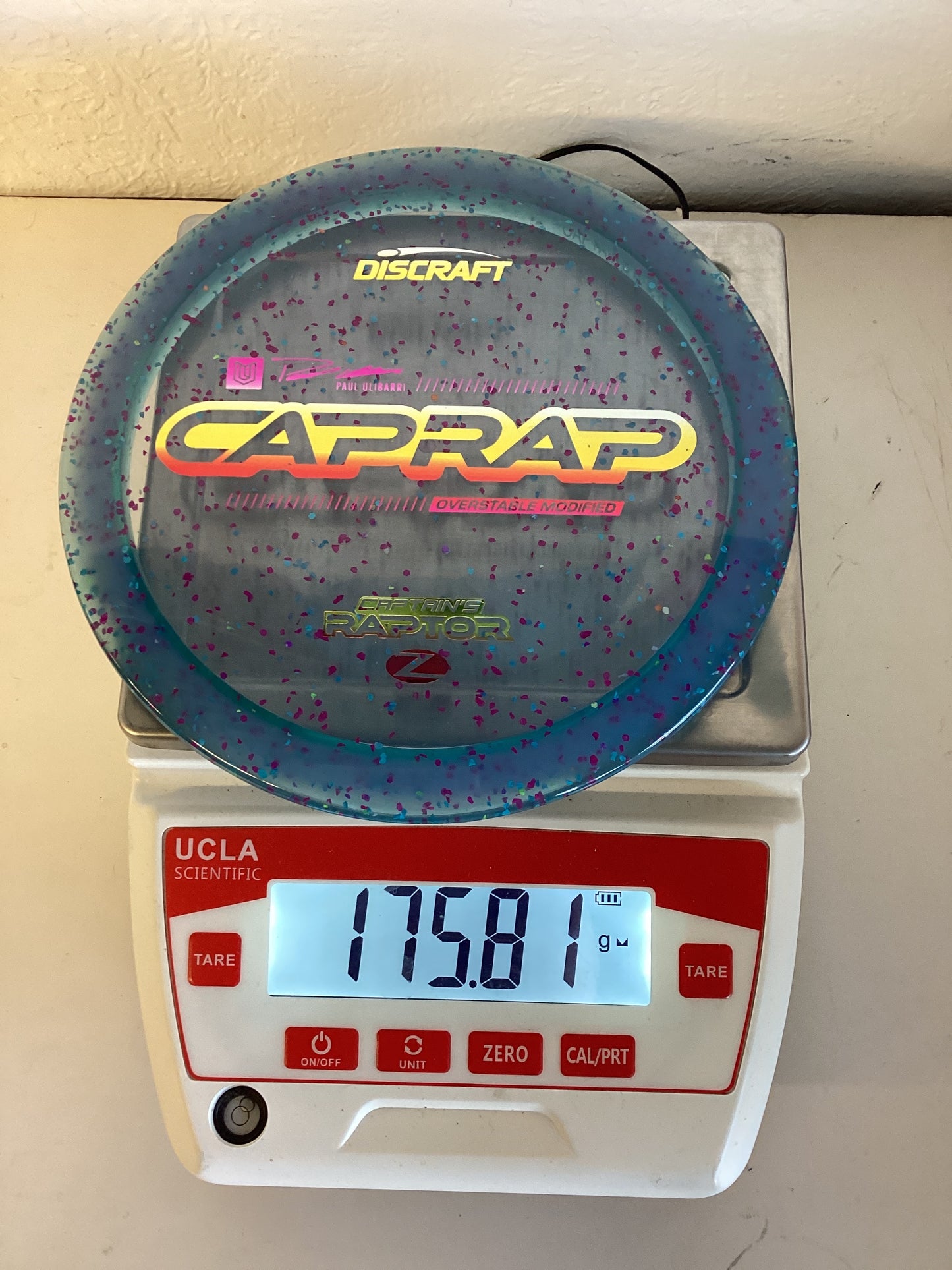 Discraft Z Confetti Captain's Raptor 2026