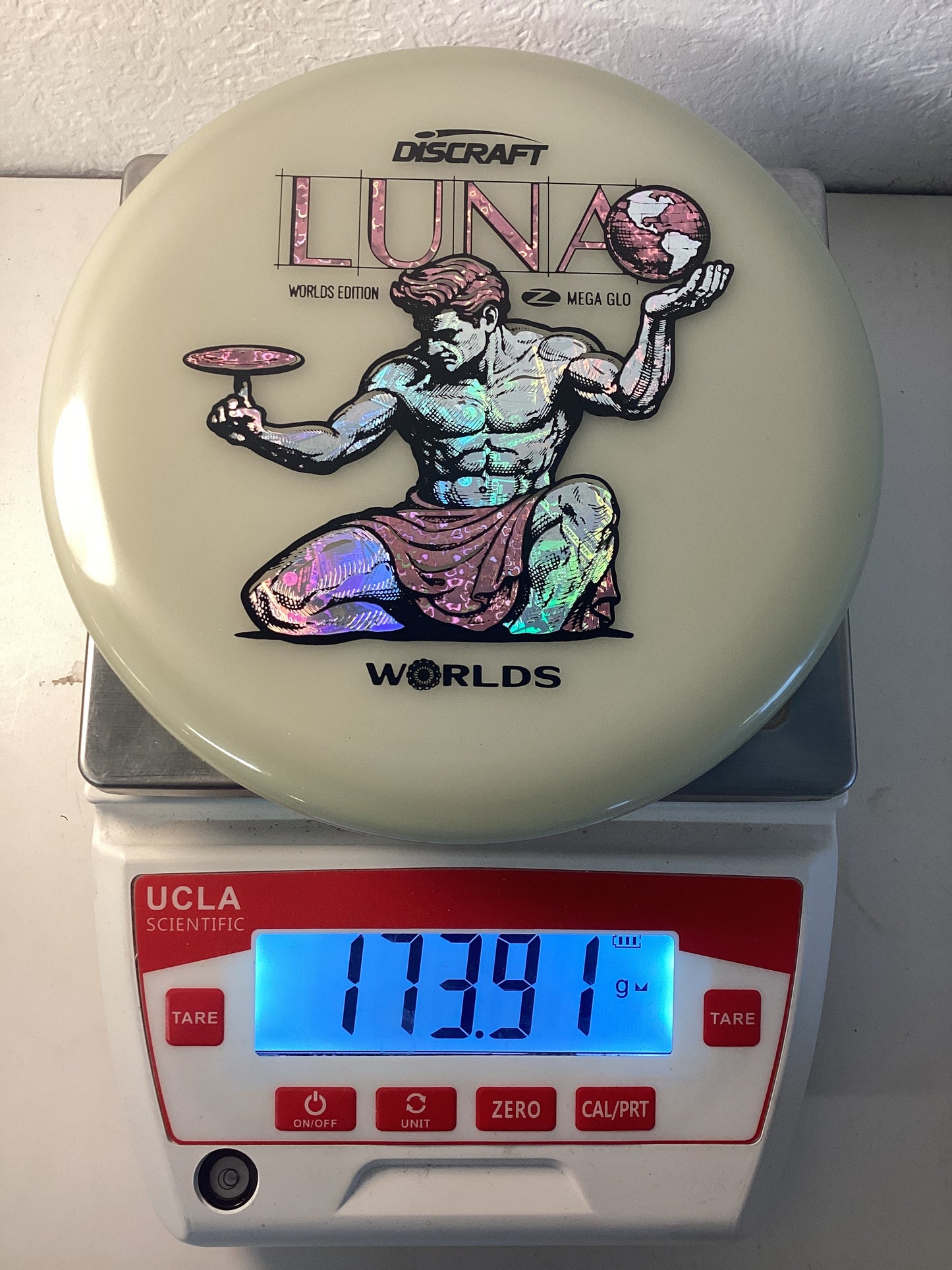 Discraft Worlds 2026 Edition Mega Glo Luna - Spirit of Detroit
