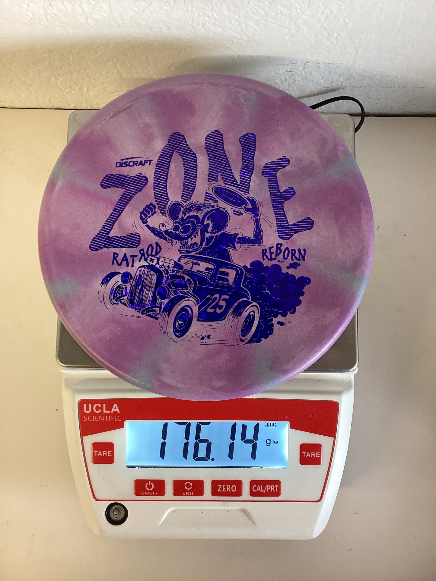 Discraft Rubber Blend Swirl (8-hole) Zone - 2025 Ledgestone Edition