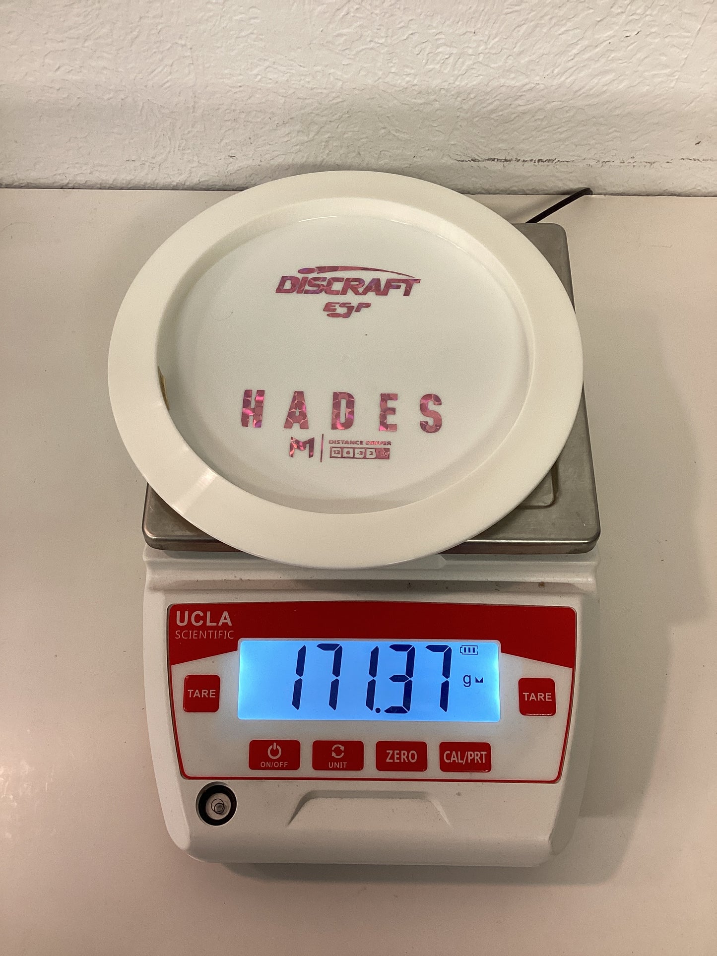 Discraft ESP Hades Solid White Bottom Stamp