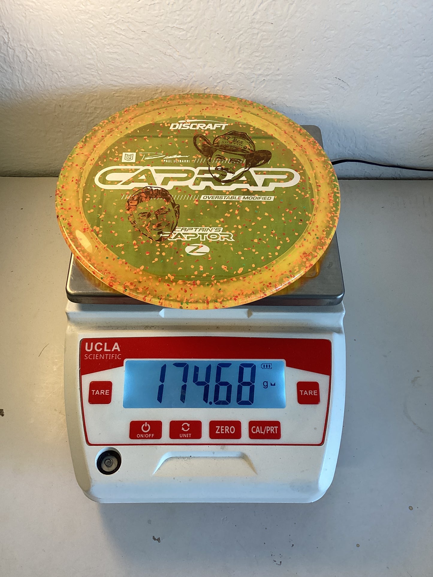 Discraft Z Confetti Captain's Raptor - Paul Ulibarri x Brad Hammock Collab