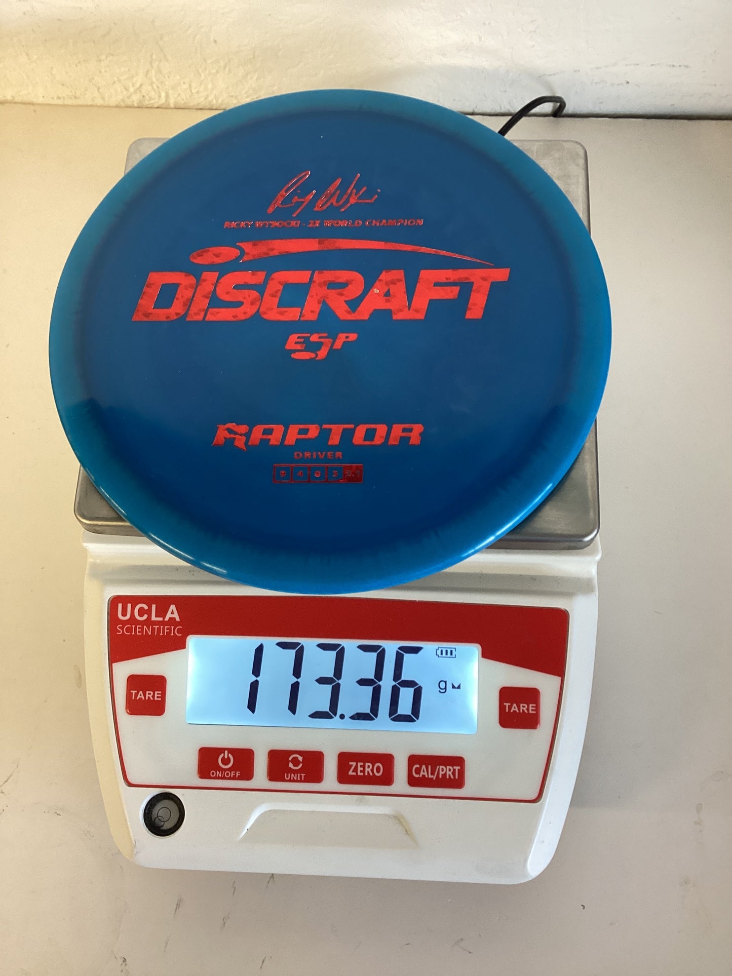 Discraft ESP Raptor - Ricky Wysocki 2x World Champion Stamp