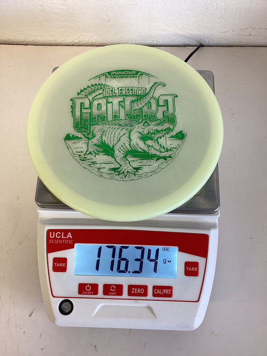 Innova Glow Champion Joel Freeman Tour Series Gator3 - Disc Gold Classic Bottom Stamp