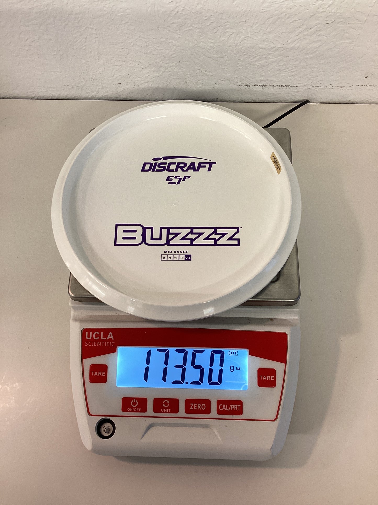 Discraft ESP Buzzz Solid White Bottom Stamp