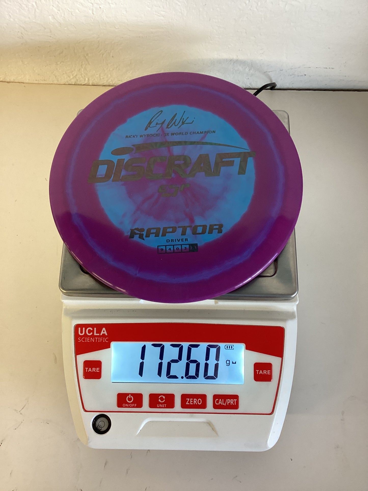 Discraft ESP Raptor - Ricky Wysocki 2x World Champion Stamp