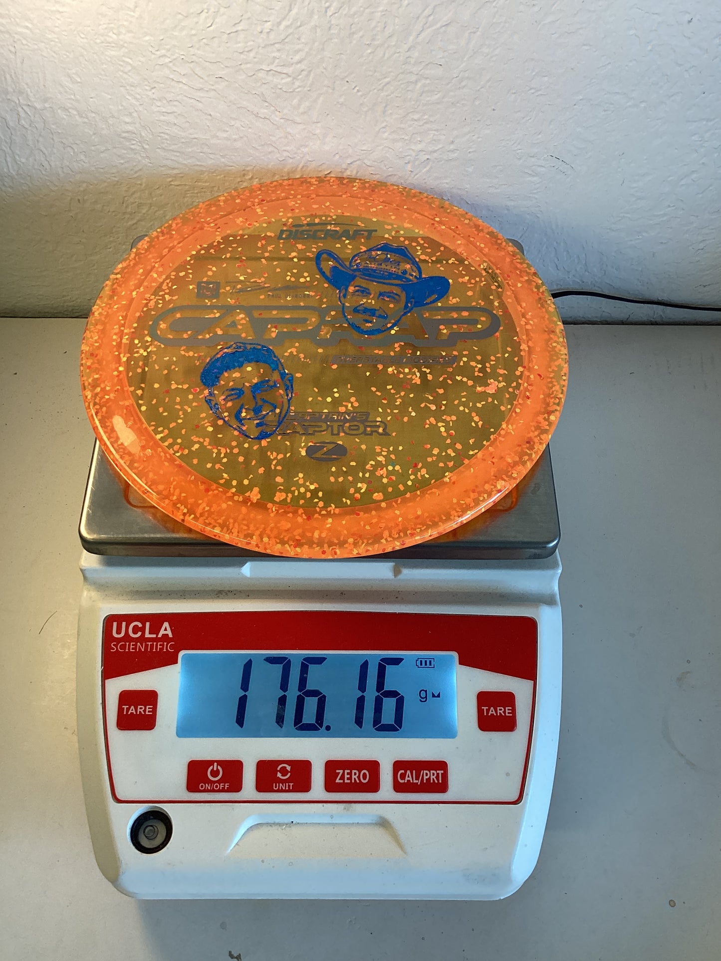 Discraft Z Confetti Captain's Raptor - Paul Ulibarri x Brad Hammock Collab