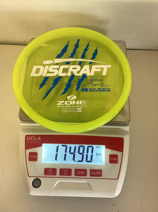 Discraft Paul McBeth First Run Z Zone - 4x Claw *Rare*