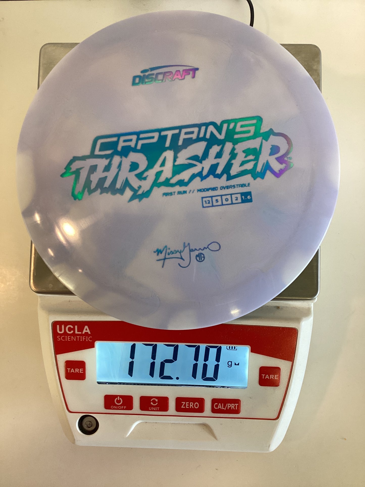 Discraft Missy Gannon Captain’s Thrasher First Run