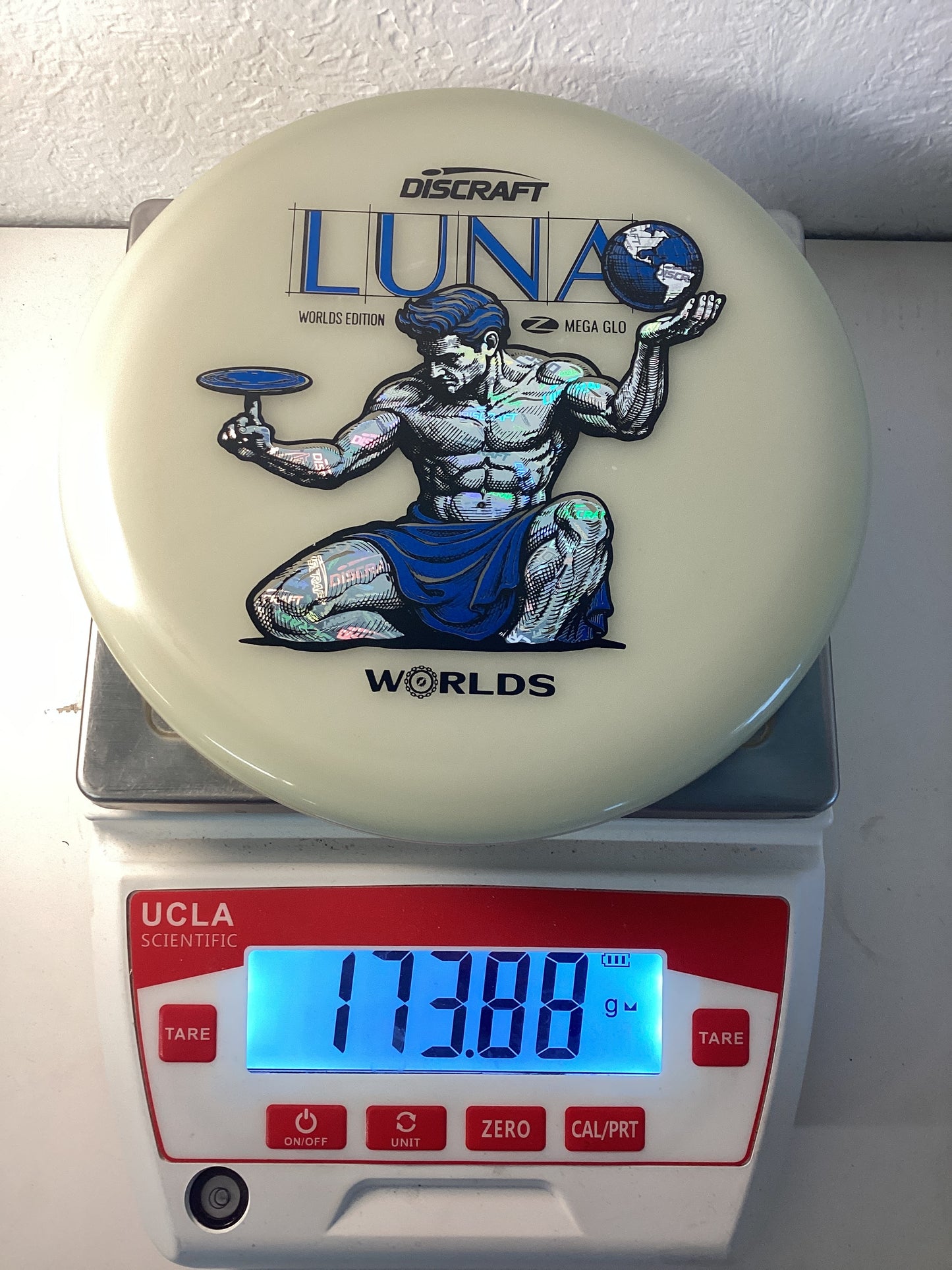 Discraft Worlds 2026 Edition Mega Glo Luna - Spirit of Detroit