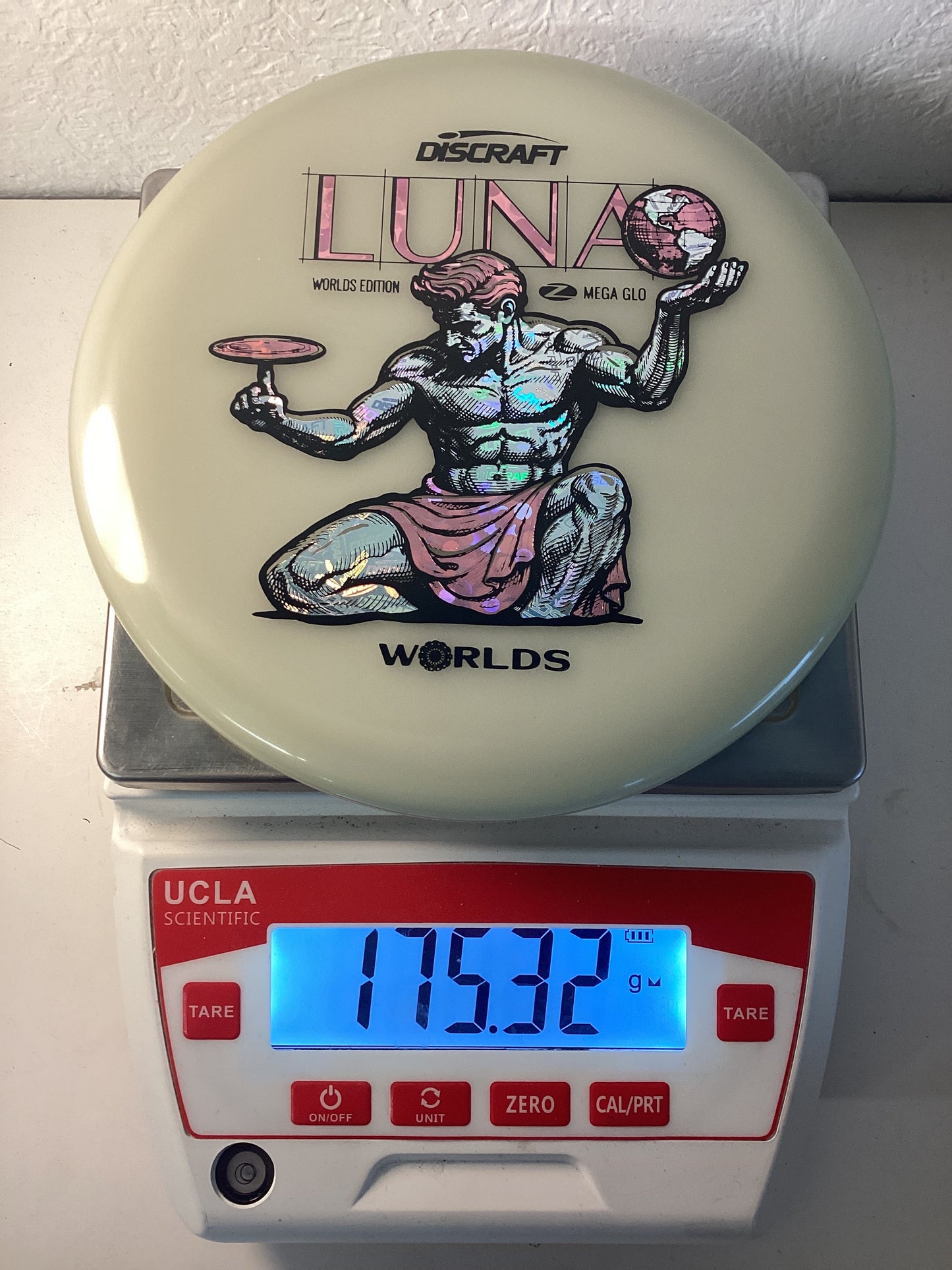 Discraft Worlds 2026 Edition Mega Glo Luna - Spirit of Detroit