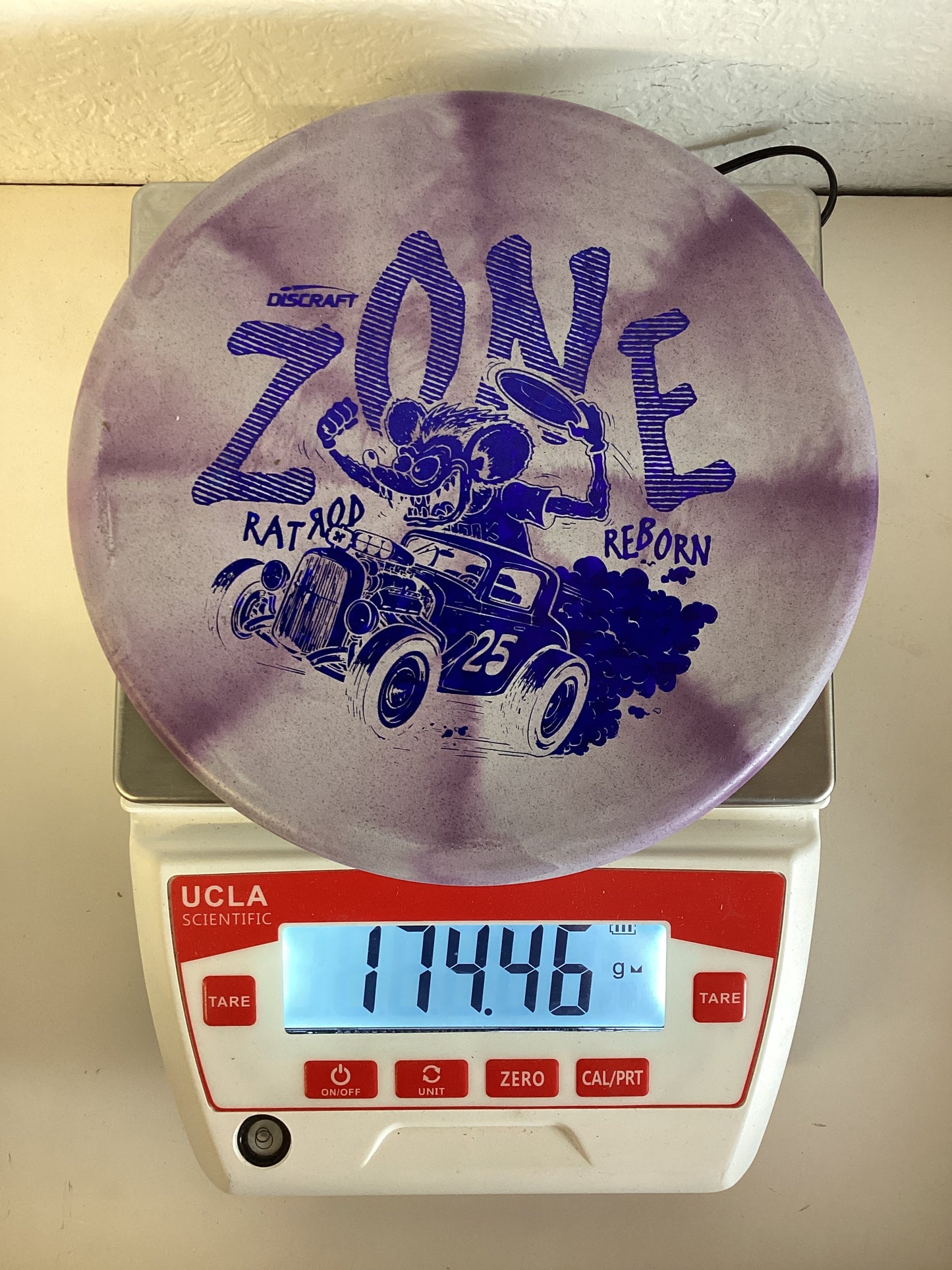 Discraft Rubber Blend Swirl (8-hole) Zone - 2025 Ledgestone Edition