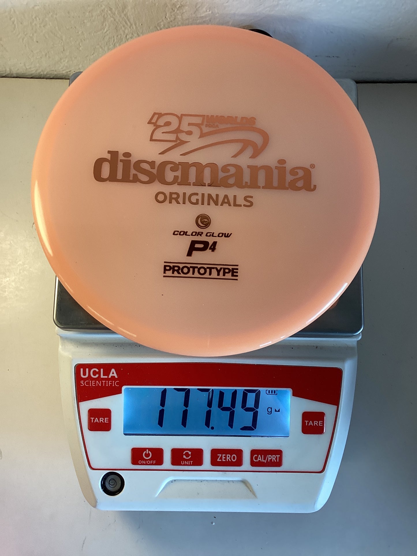 Discmania Prototype Color Glow C-Line P4 - 2025 Worlds Edition