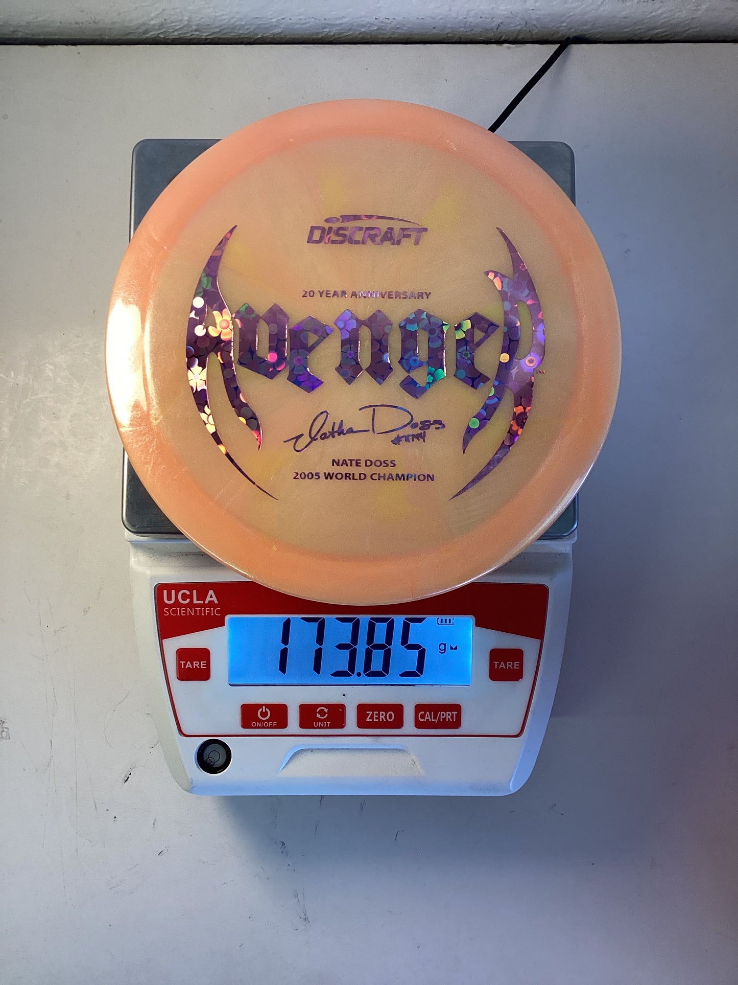 Discraft Colorshift Z Swirl Avenger - Nate Doss 20 Year Anniverary